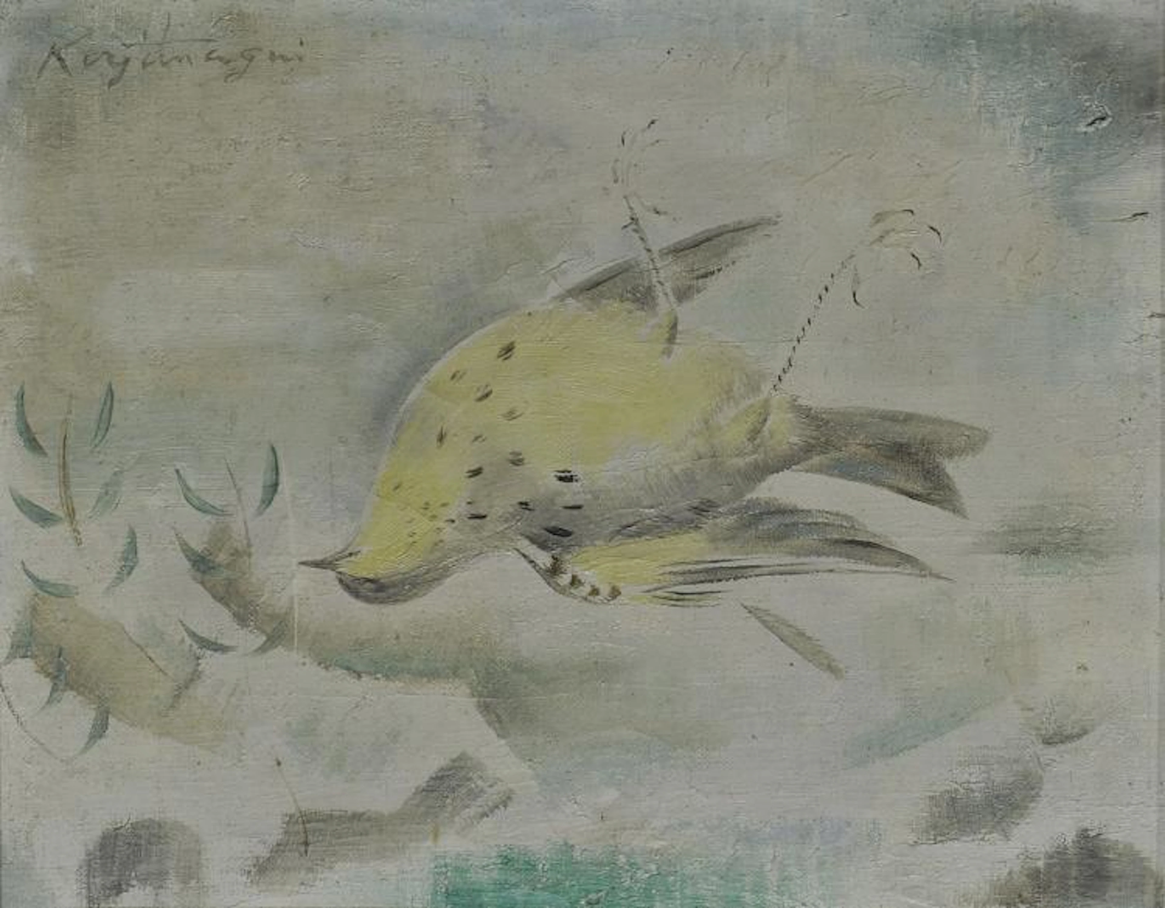 SEI KOYANAGUI (Sappon 1896-1948 Japon) L?oiseau