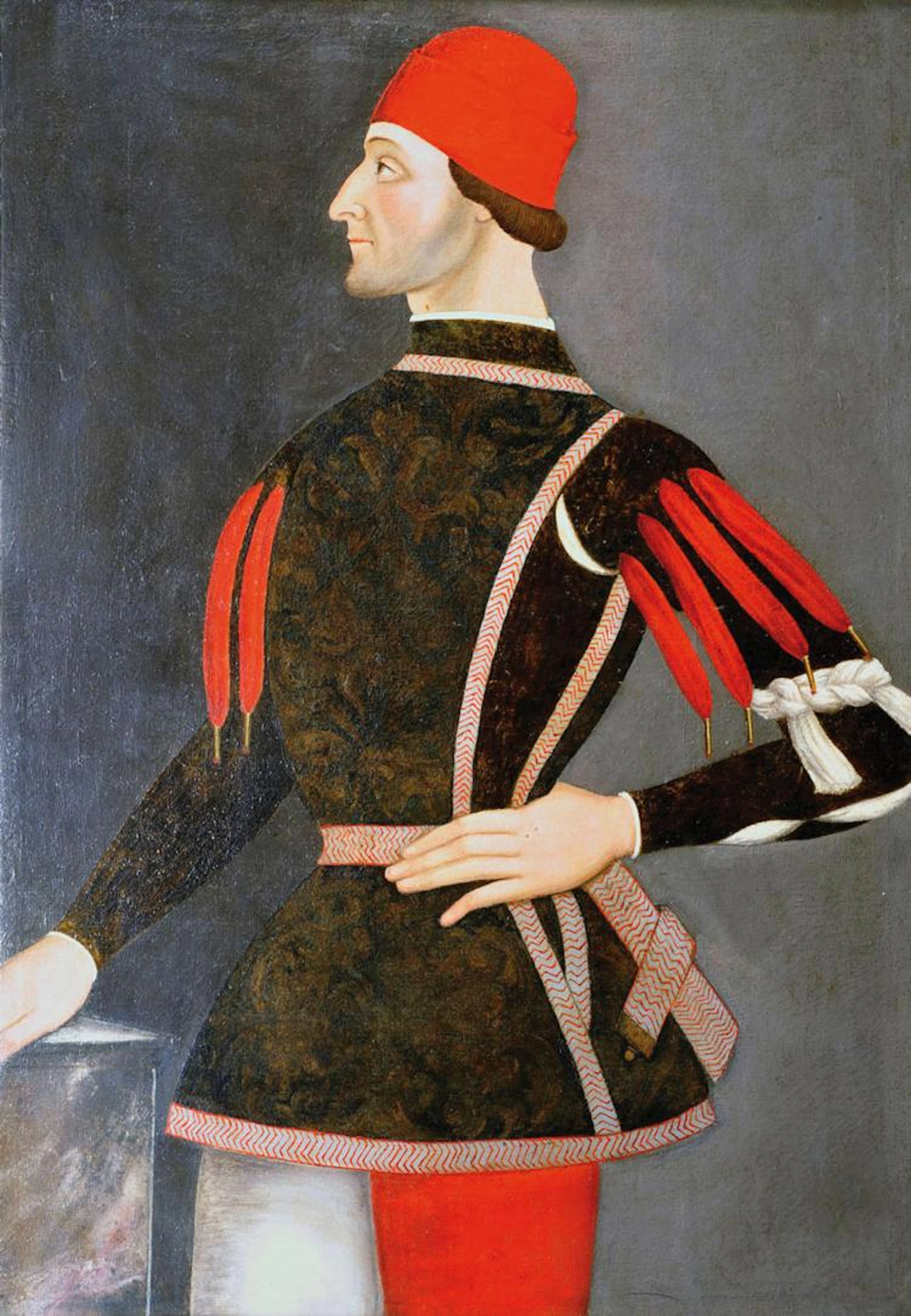 ECOLE ITALIENNE ca.1800 Portrait d?un homme de la Renaissance