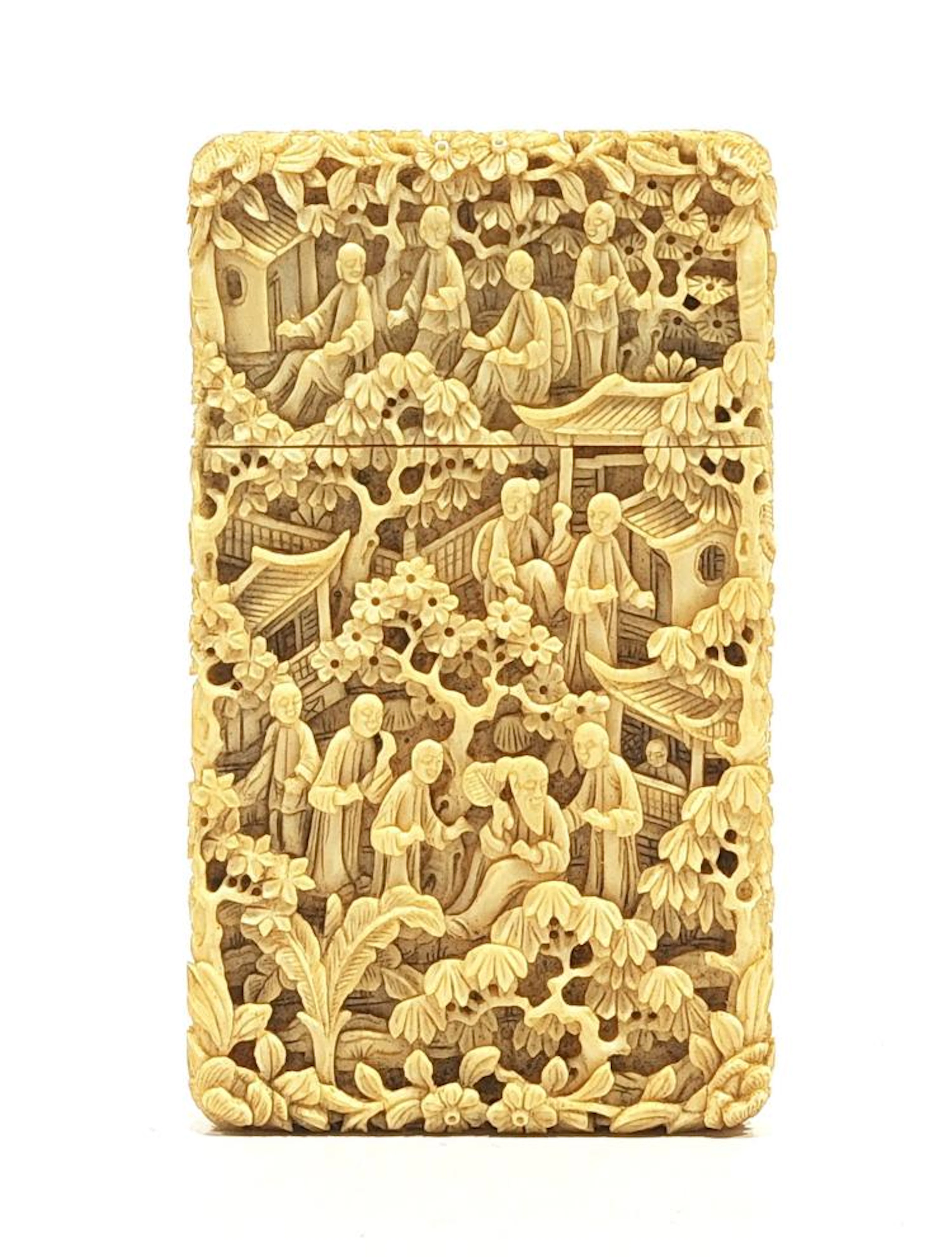 PORTE-BILLET, CHINE 19ème