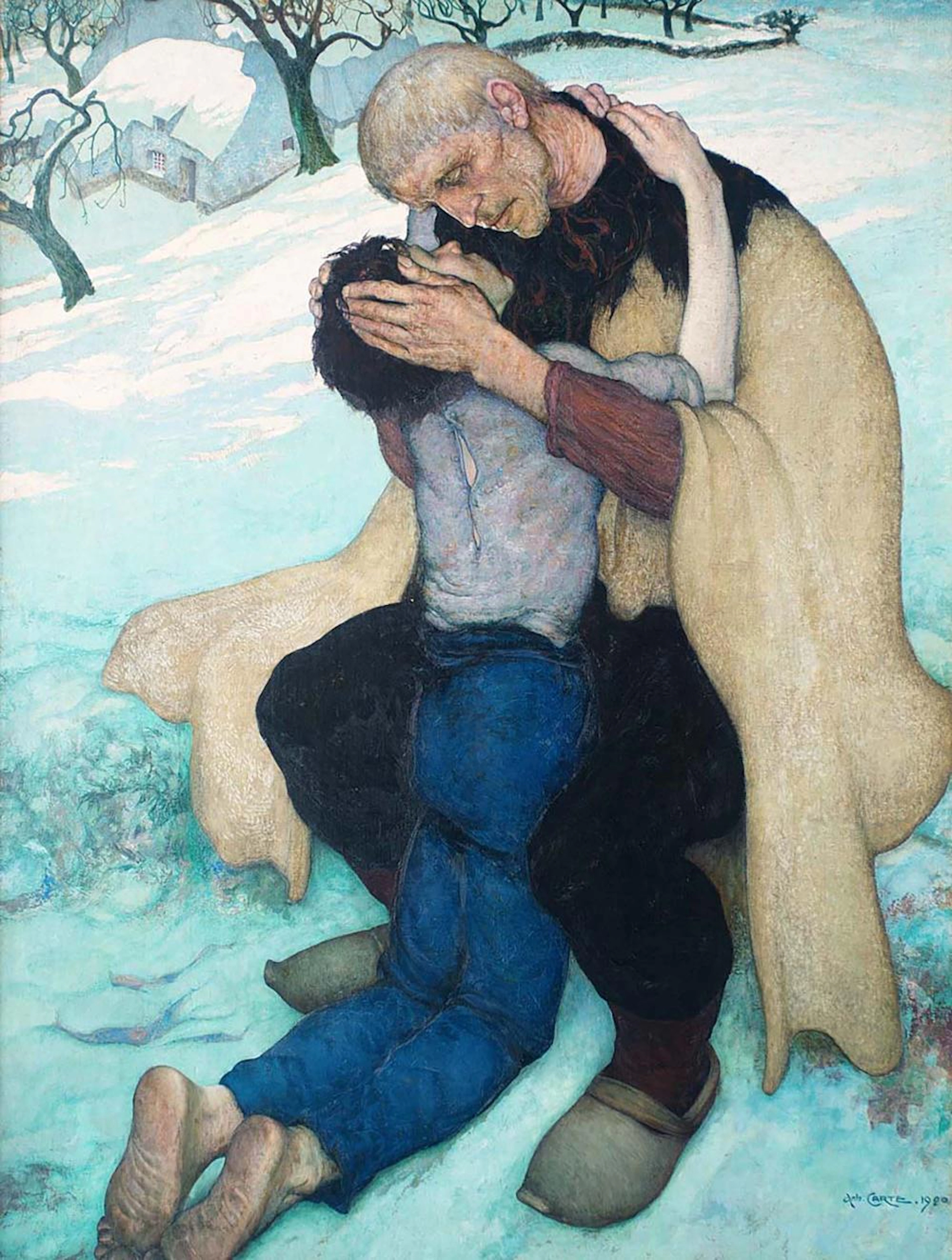 ANTO CARTE, ECOLE BELGE (1886-1954) « L’enfant prodigue », 1