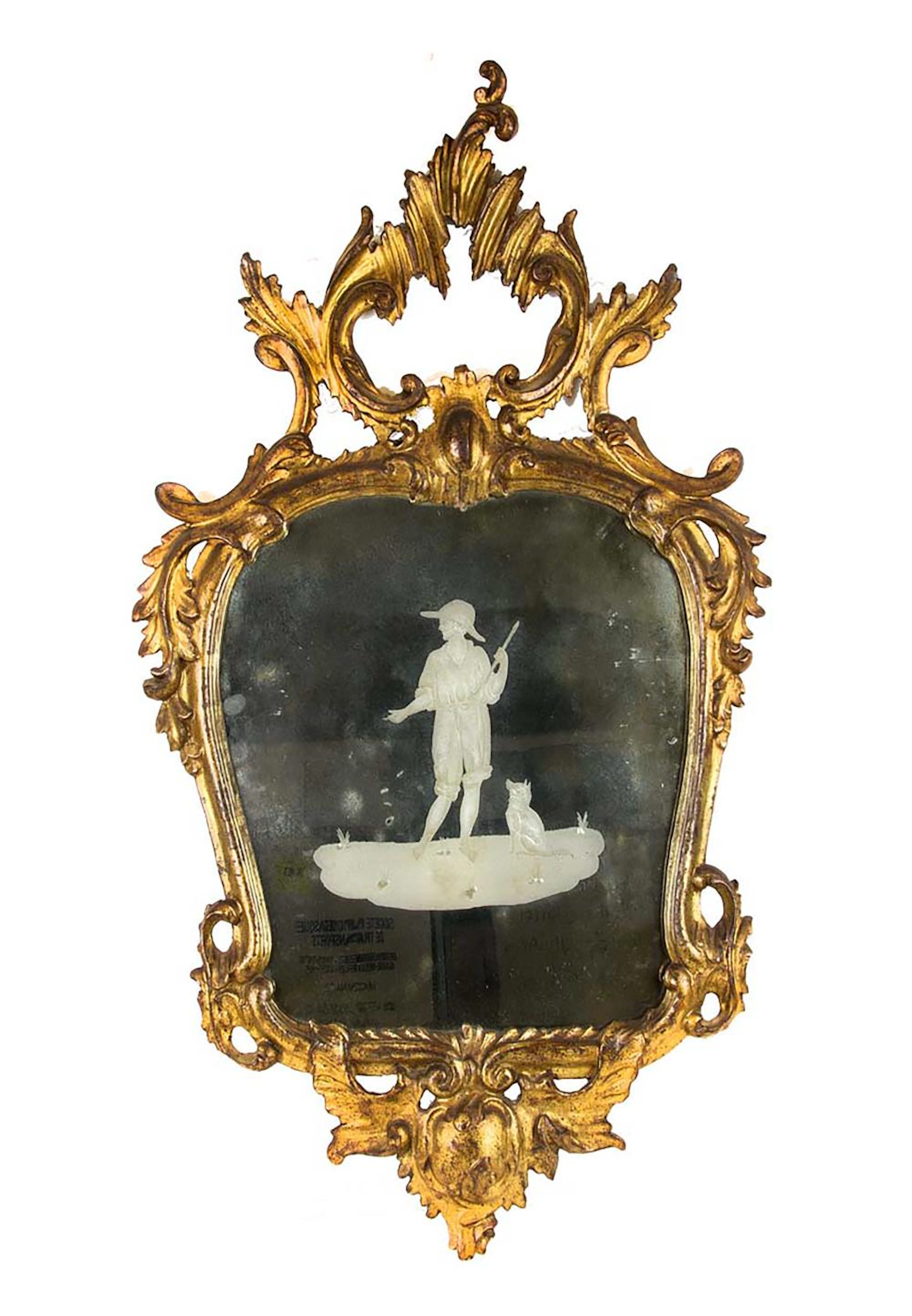 MIROIR VENITIEN, 18ème SIECLE