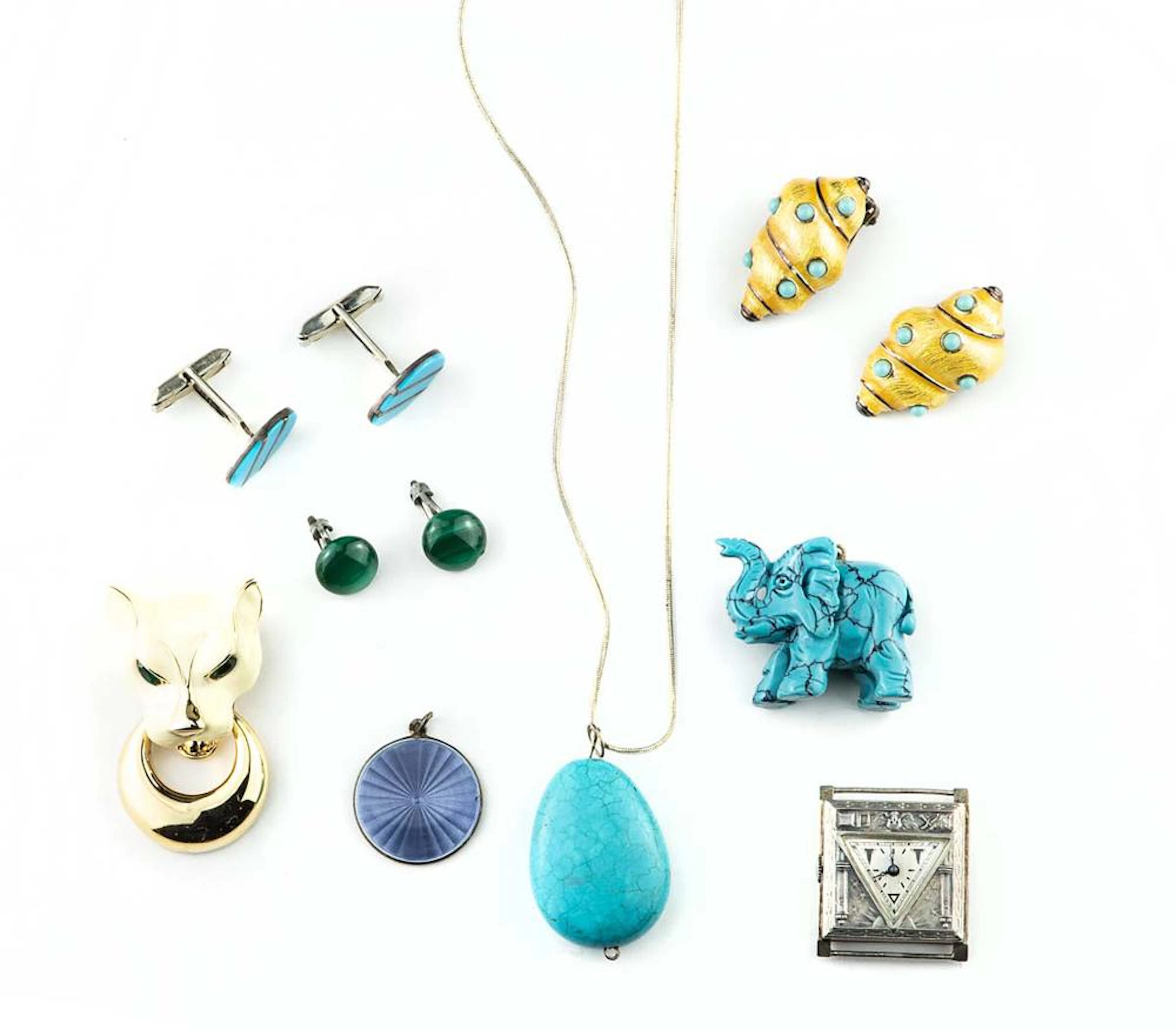 LOT DE 8 BIJOUX DE FANTAISIE