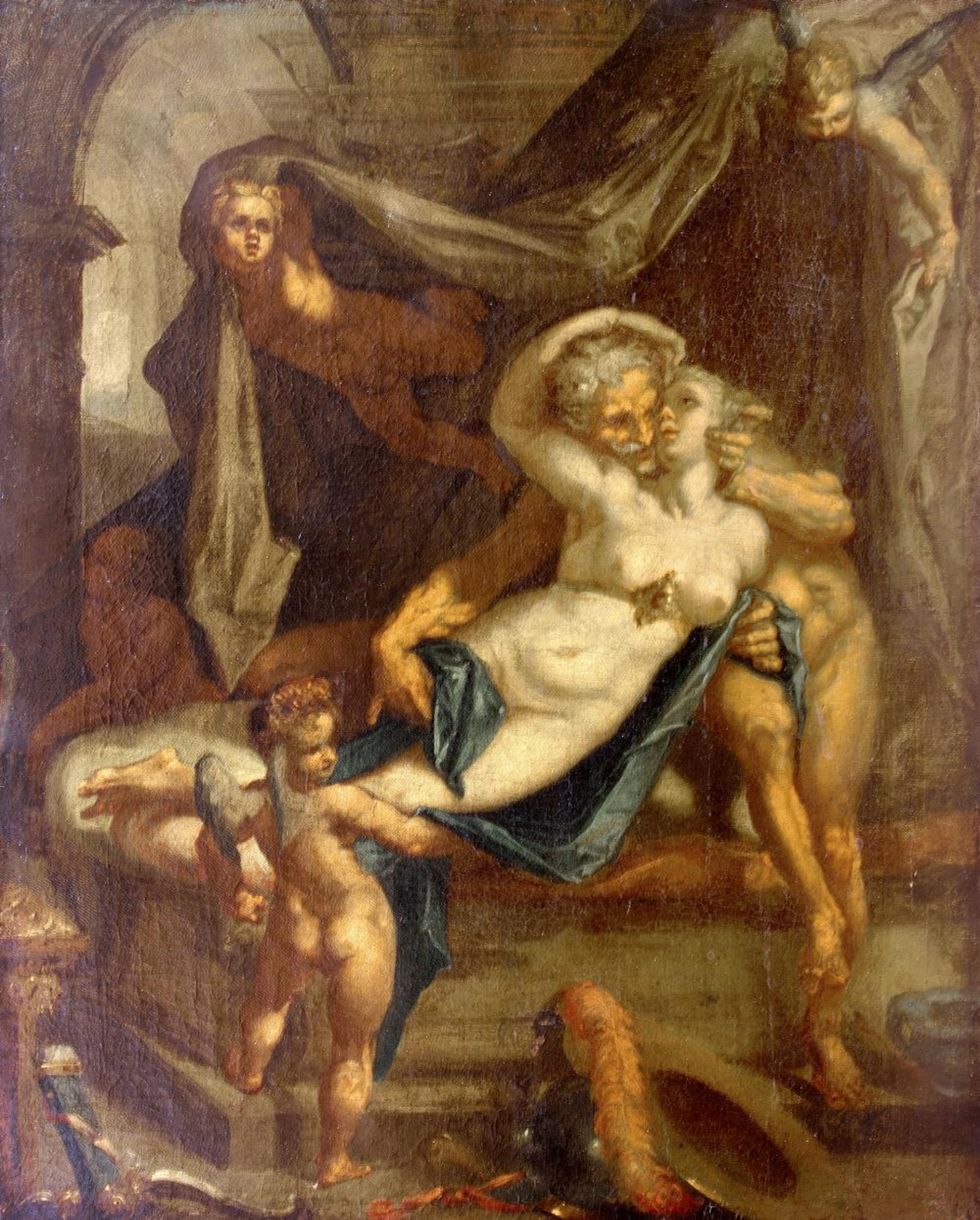 BARTOLOMEUS SPRANGER (1546-1611), attribué Mars et Venus
