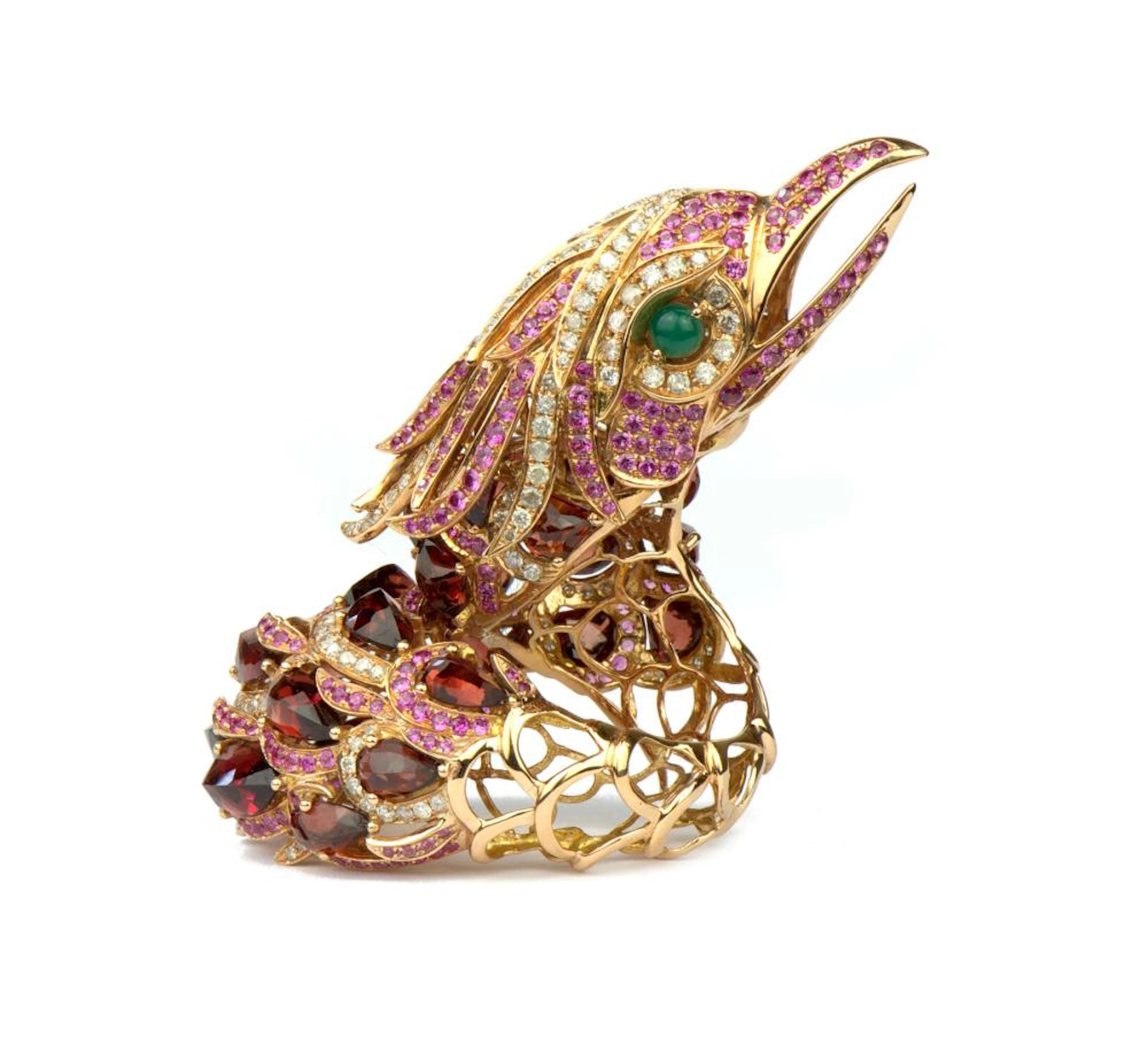 IMPORTANTE BAGUE PHENIX