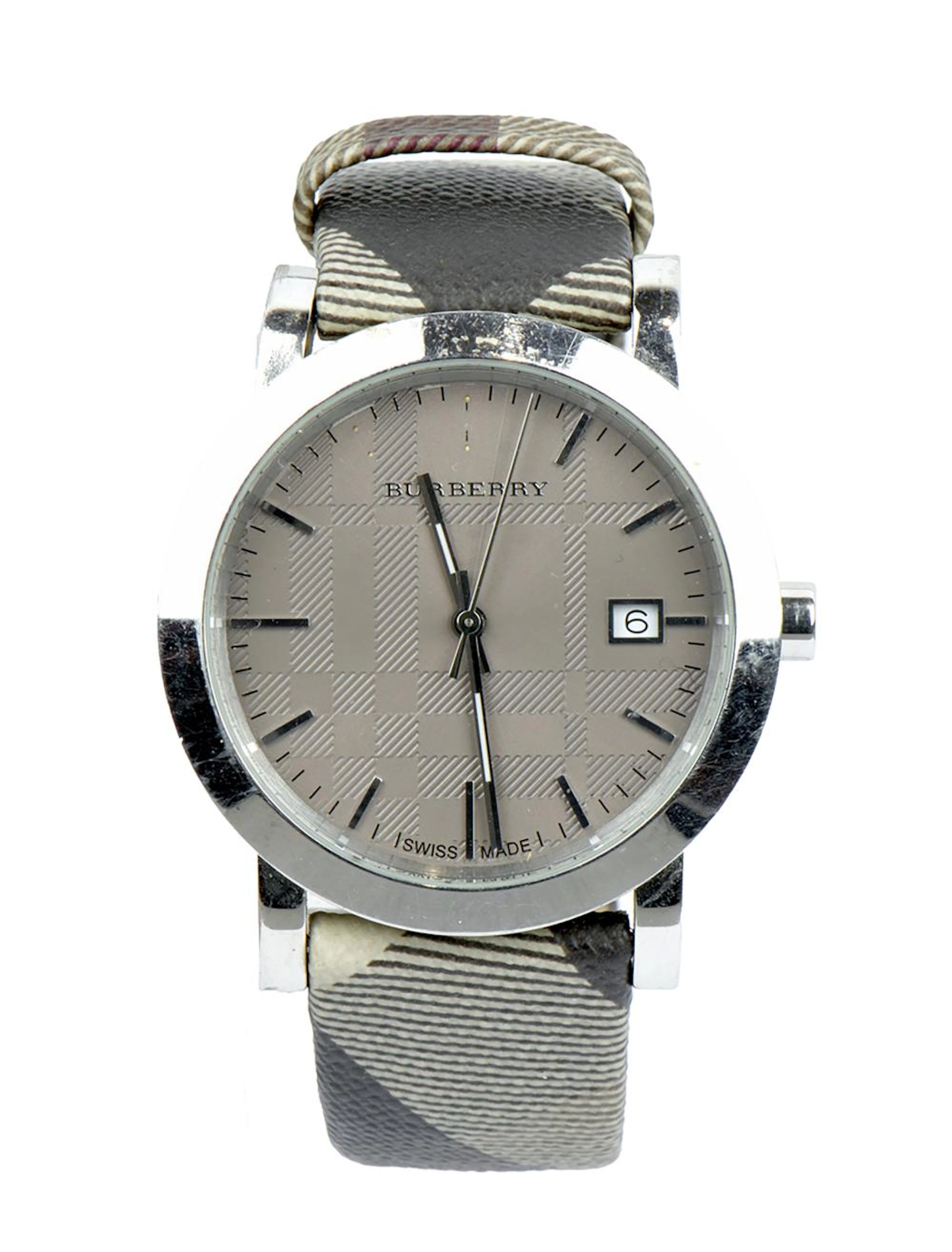 BURBERRY Réf. BU 1774 No. 15699 Montre bracelet en acier,