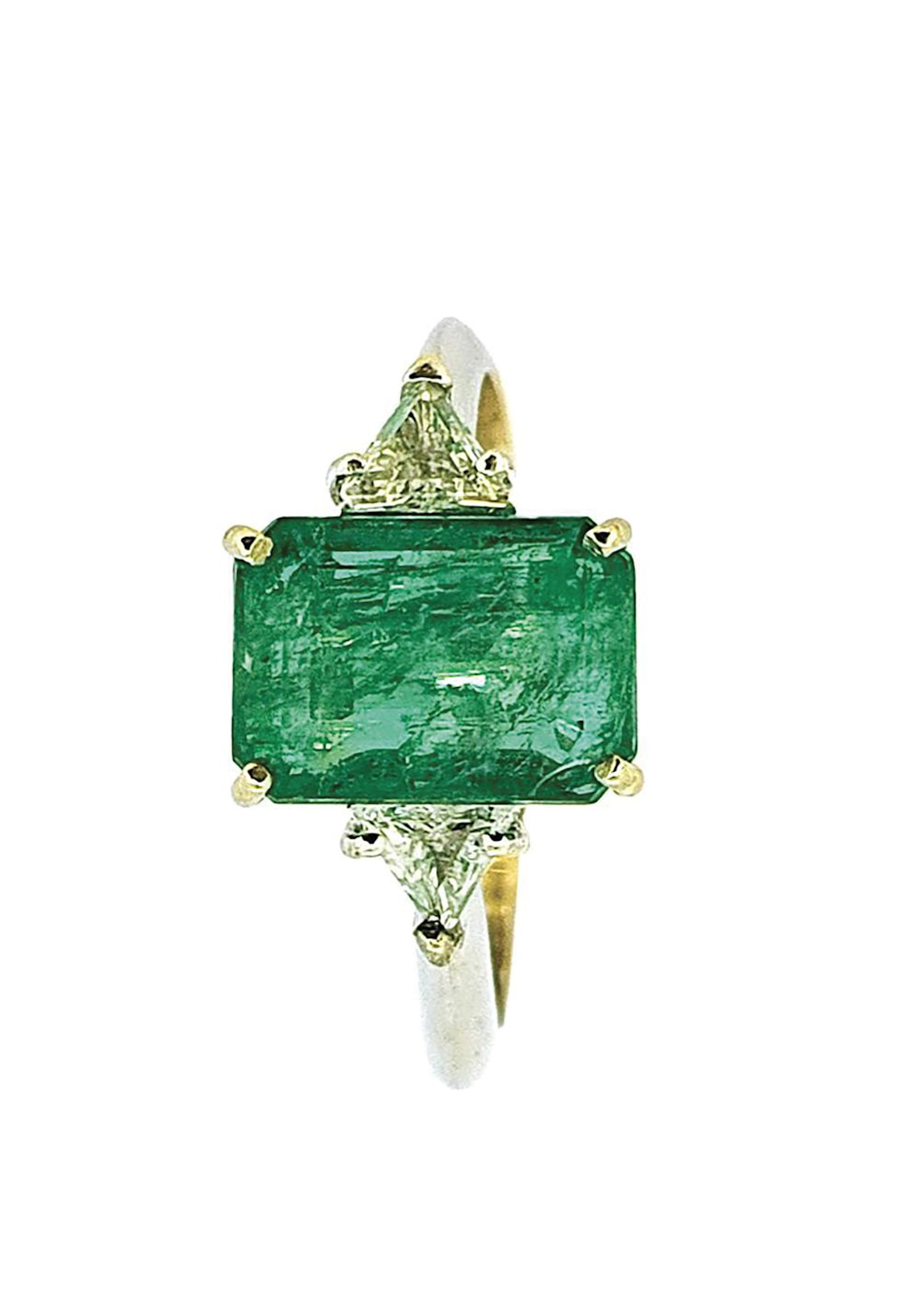BAGUE EMERAUDE