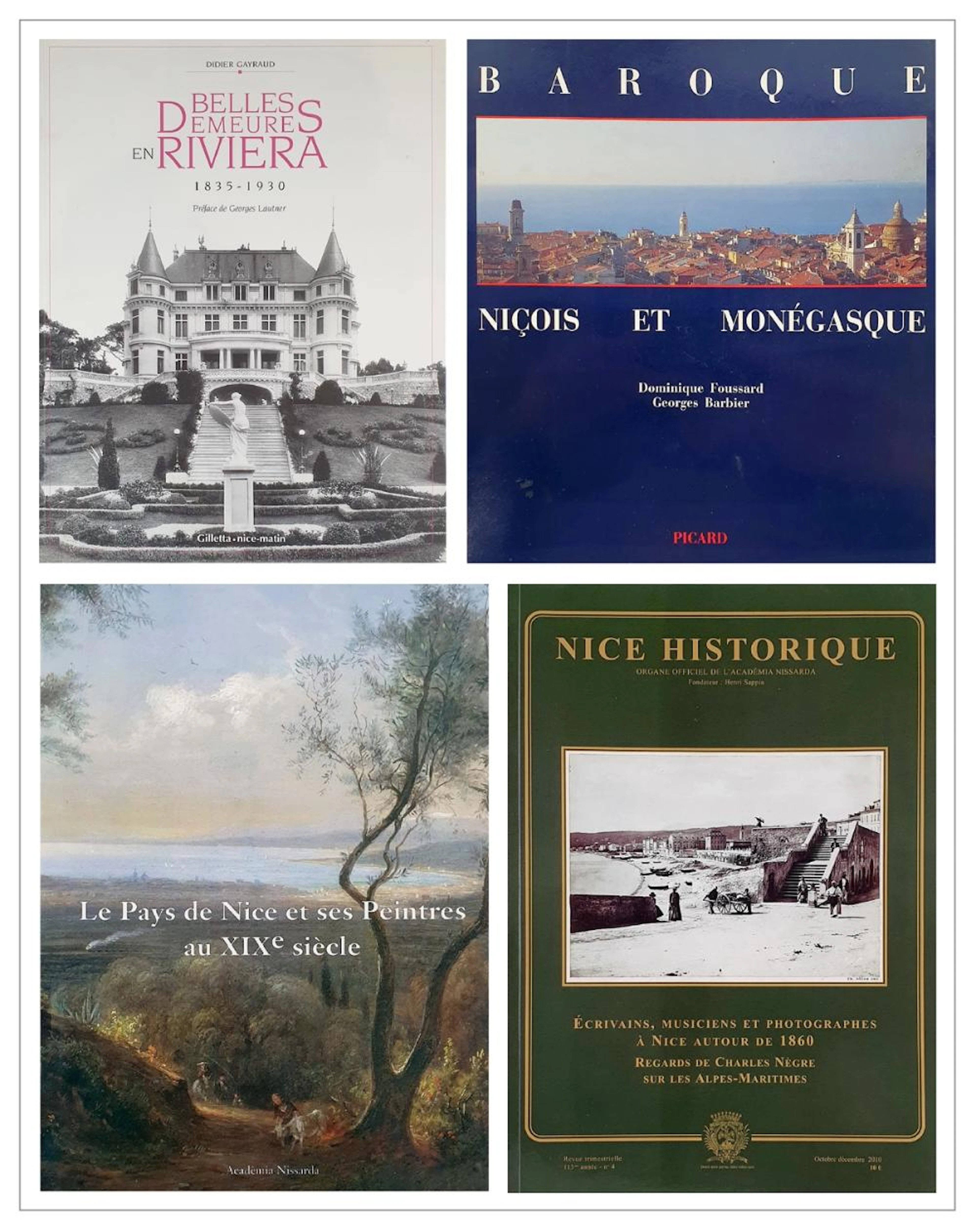 COLLECTION DE LIVRES DE LA RIVIERA