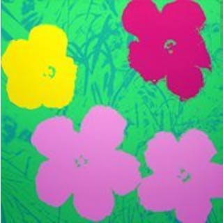 Andy Warhol Flowers 4 Serigraph Sunday B. Morning