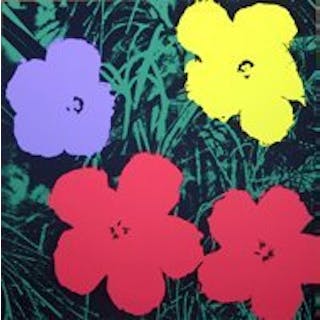 Andy Warhol Flowers 10 Serigraph Sunday B. Morning