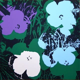 Andy Warhol Flowers 1 Serigraph Sunday B. Morning