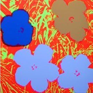 Andy Warhol Flowers 6 Serigraph Sunday B. Morning