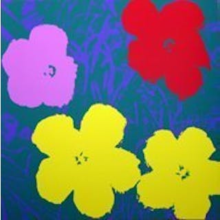 Andy Warhol Flowers 2 Serigraph Sunday B. Morning