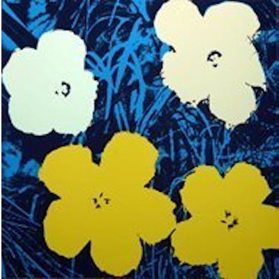 Andy Warhol Flowers 9 Serigraph Sunday B. Morning
