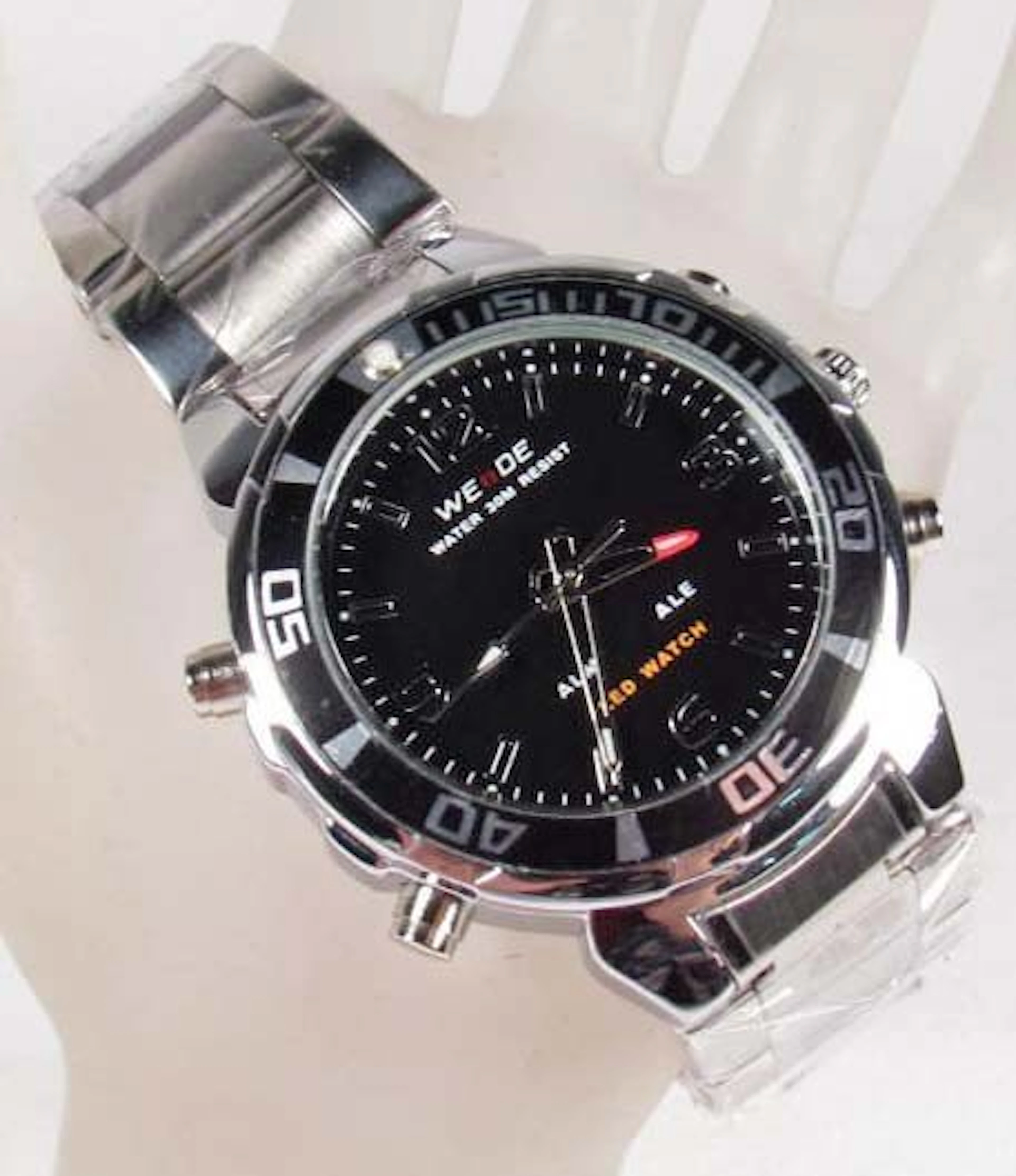 1140 - weide diving led chronograph watch