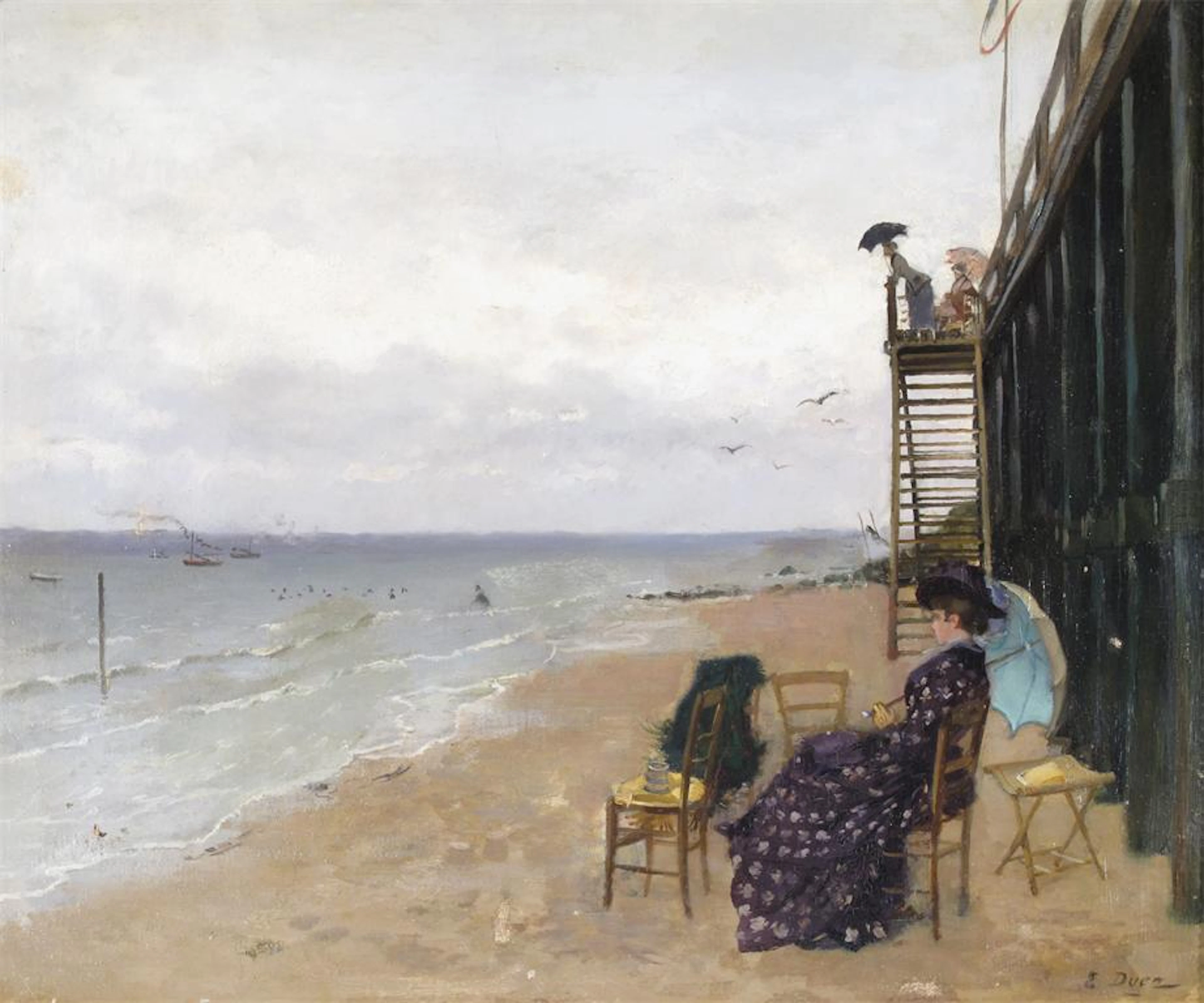 Ernest Ange Duez (French 1843-1896)