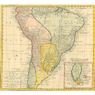 [ Maps - Latin America & West Indies ] South America...