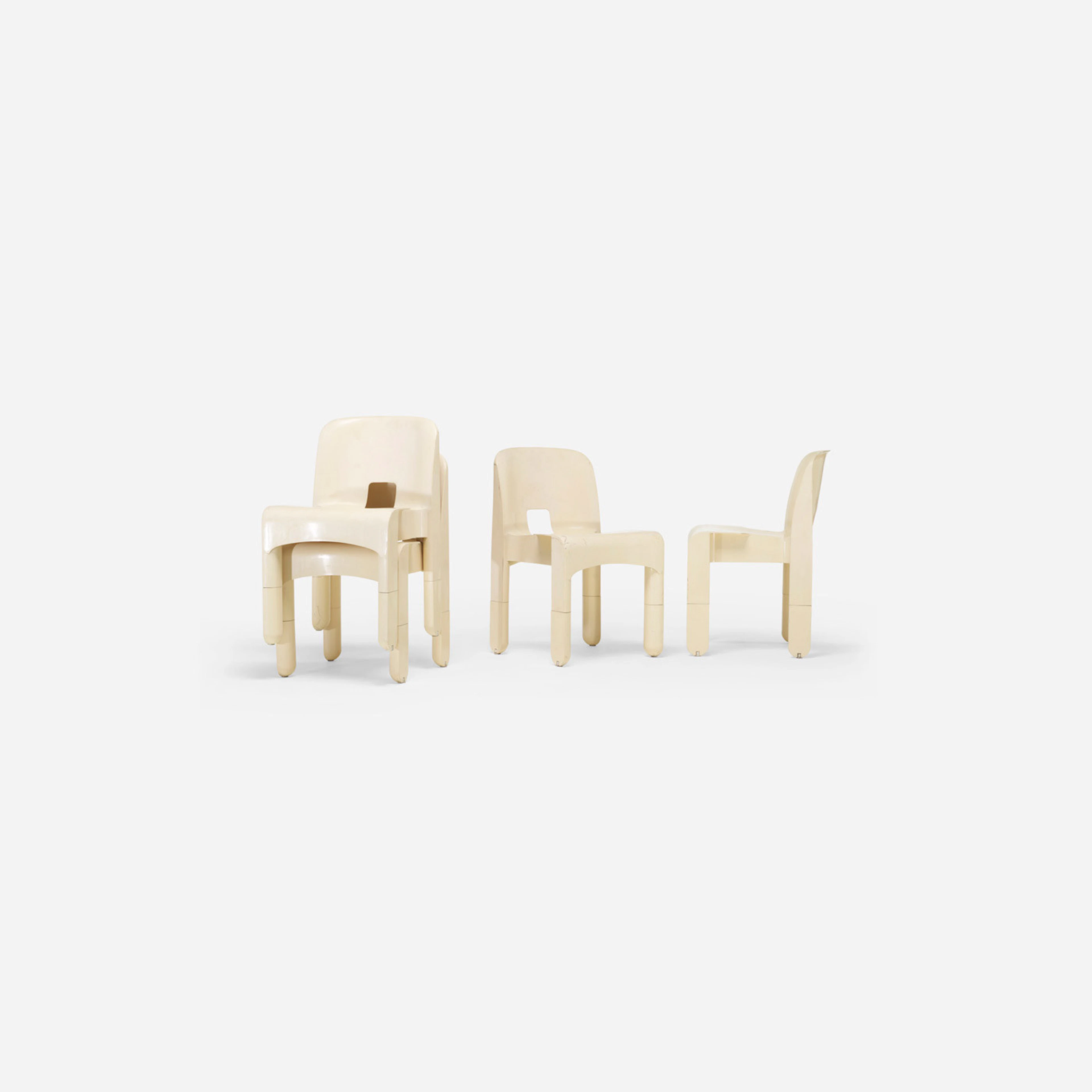 Universale chairs, set of four