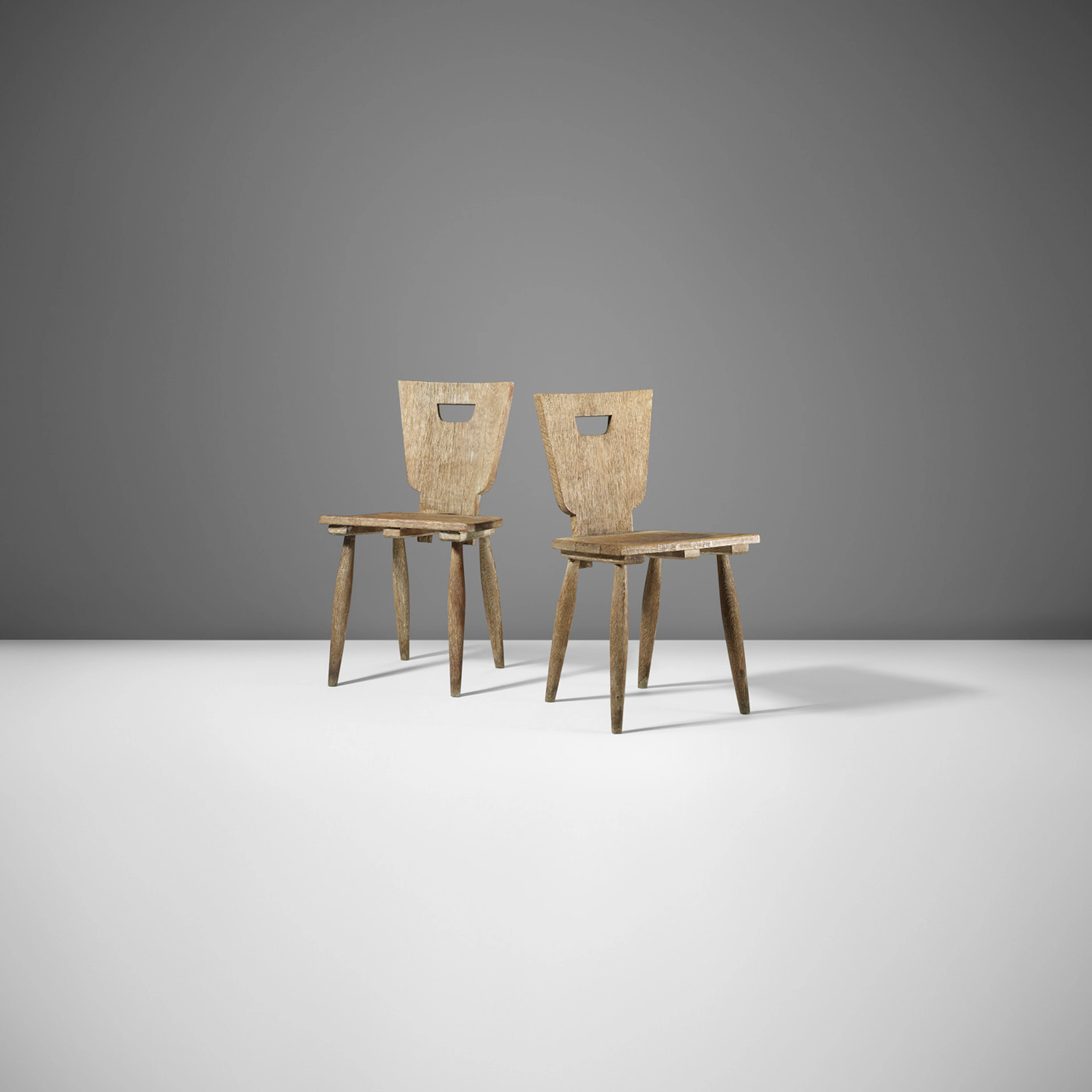 Chaises Rustiques, pair