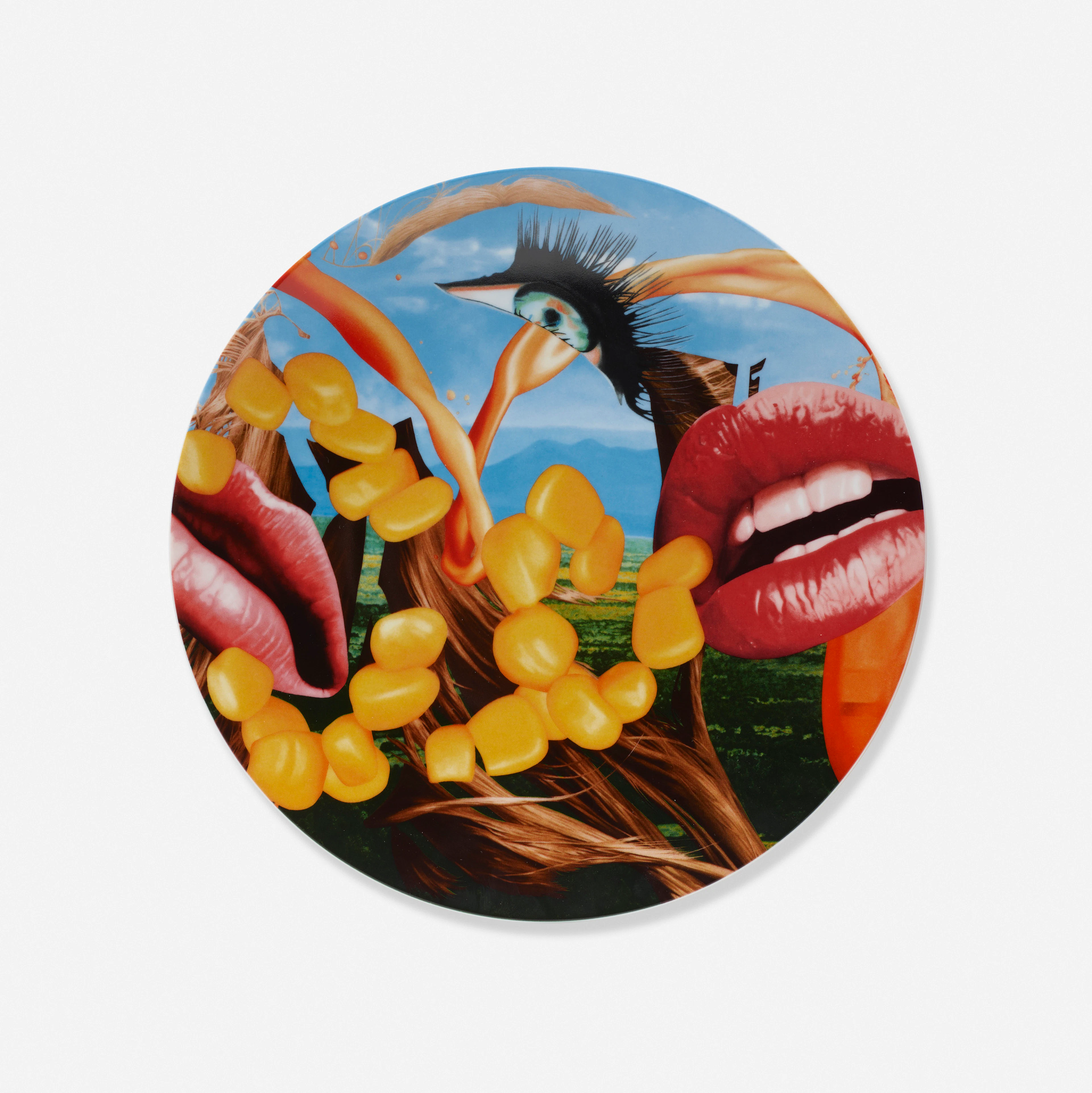 Lips Coupe plate