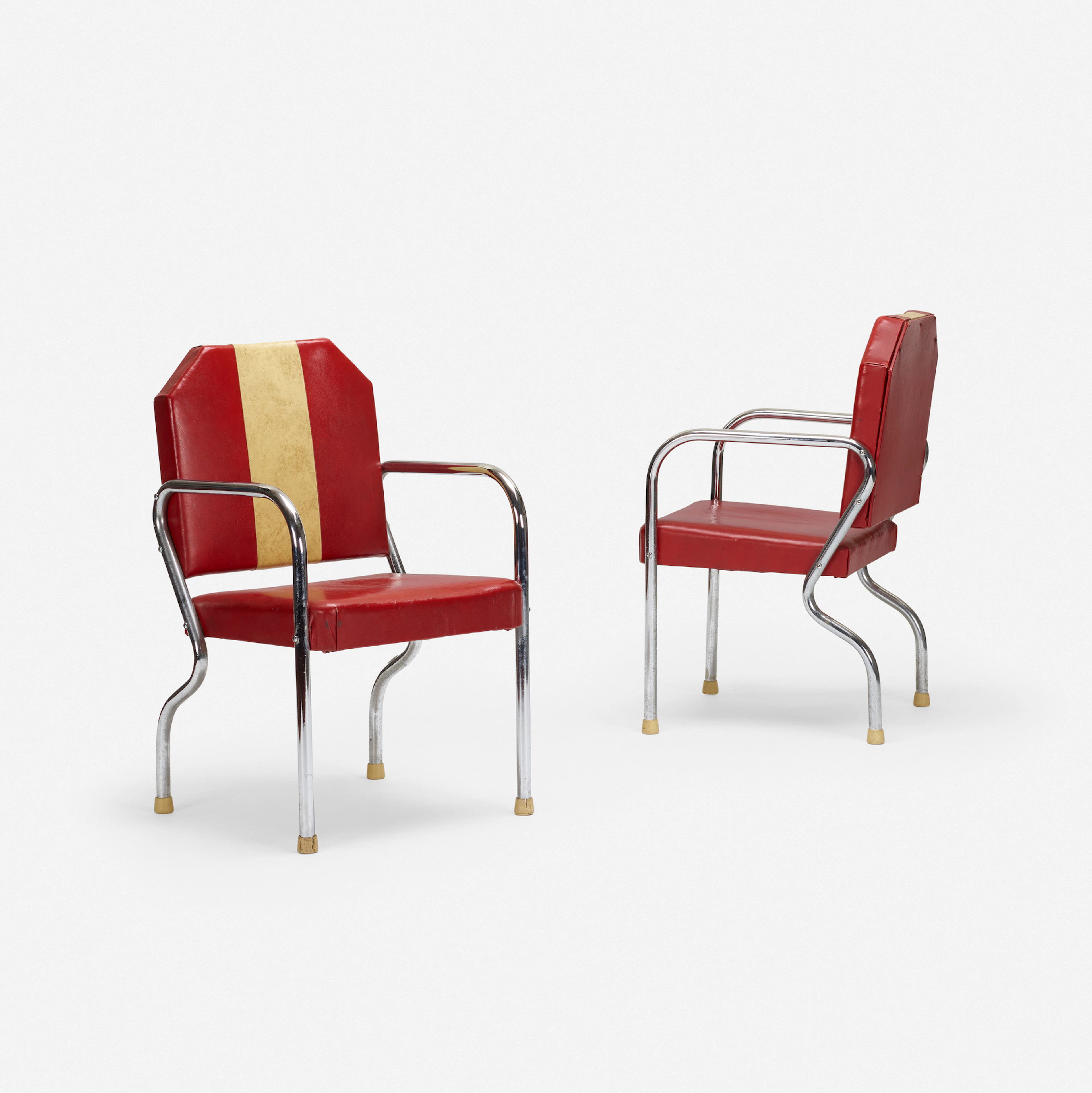 chairs from the studio of Jean-Michel Basquiat, pair