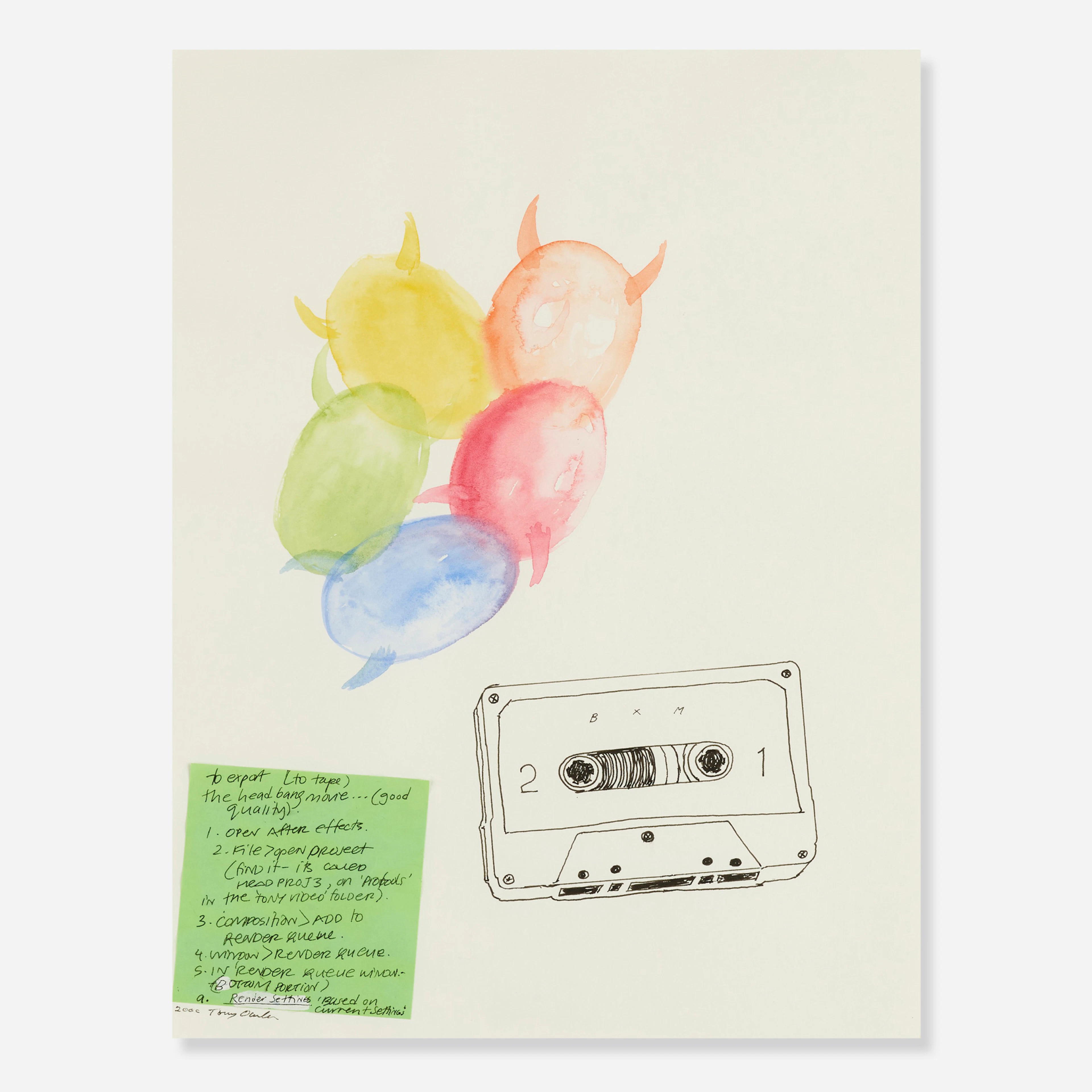 Backwards Masking – Tony Oursler