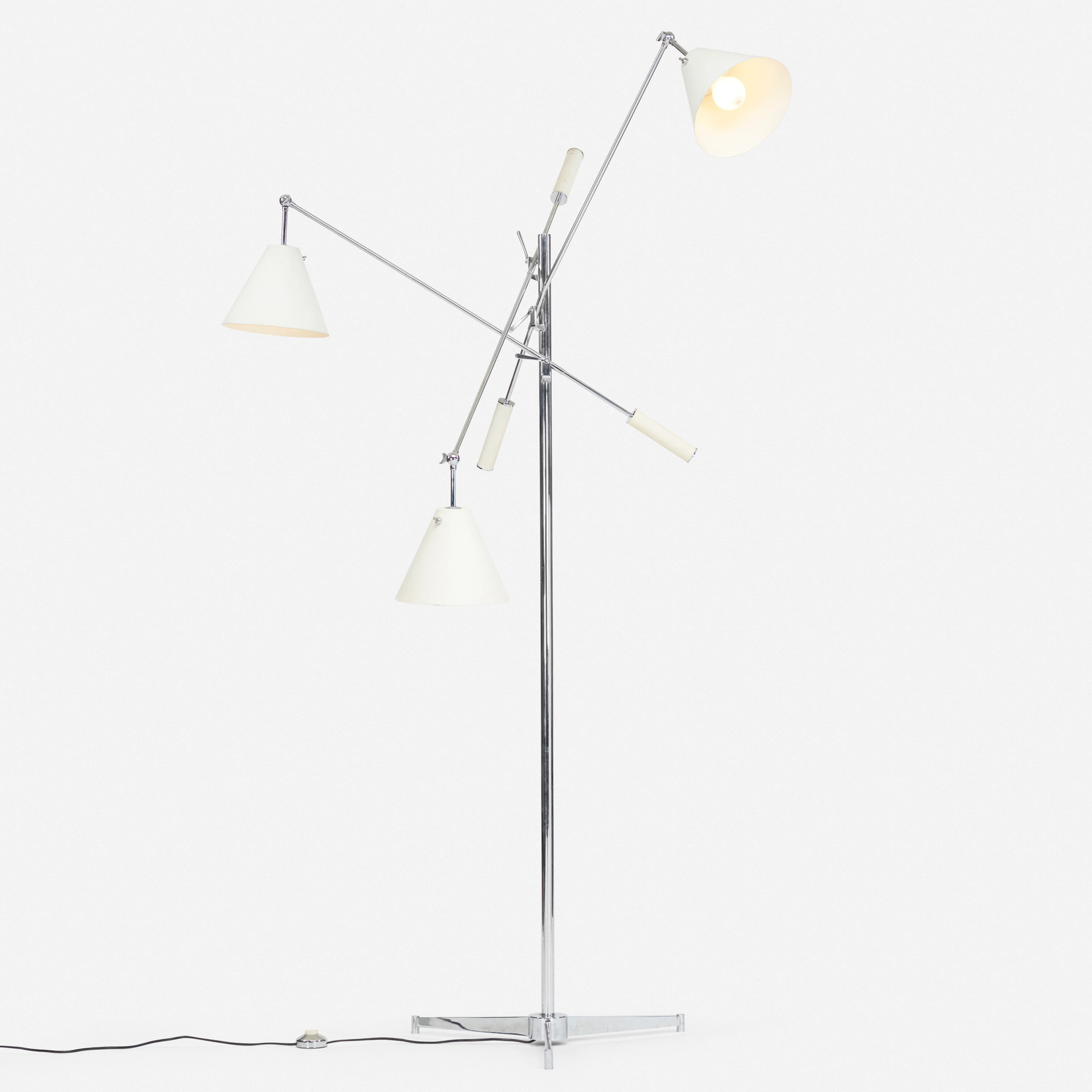 Triennale floor lamp, model 12128 – Angelo Lelii