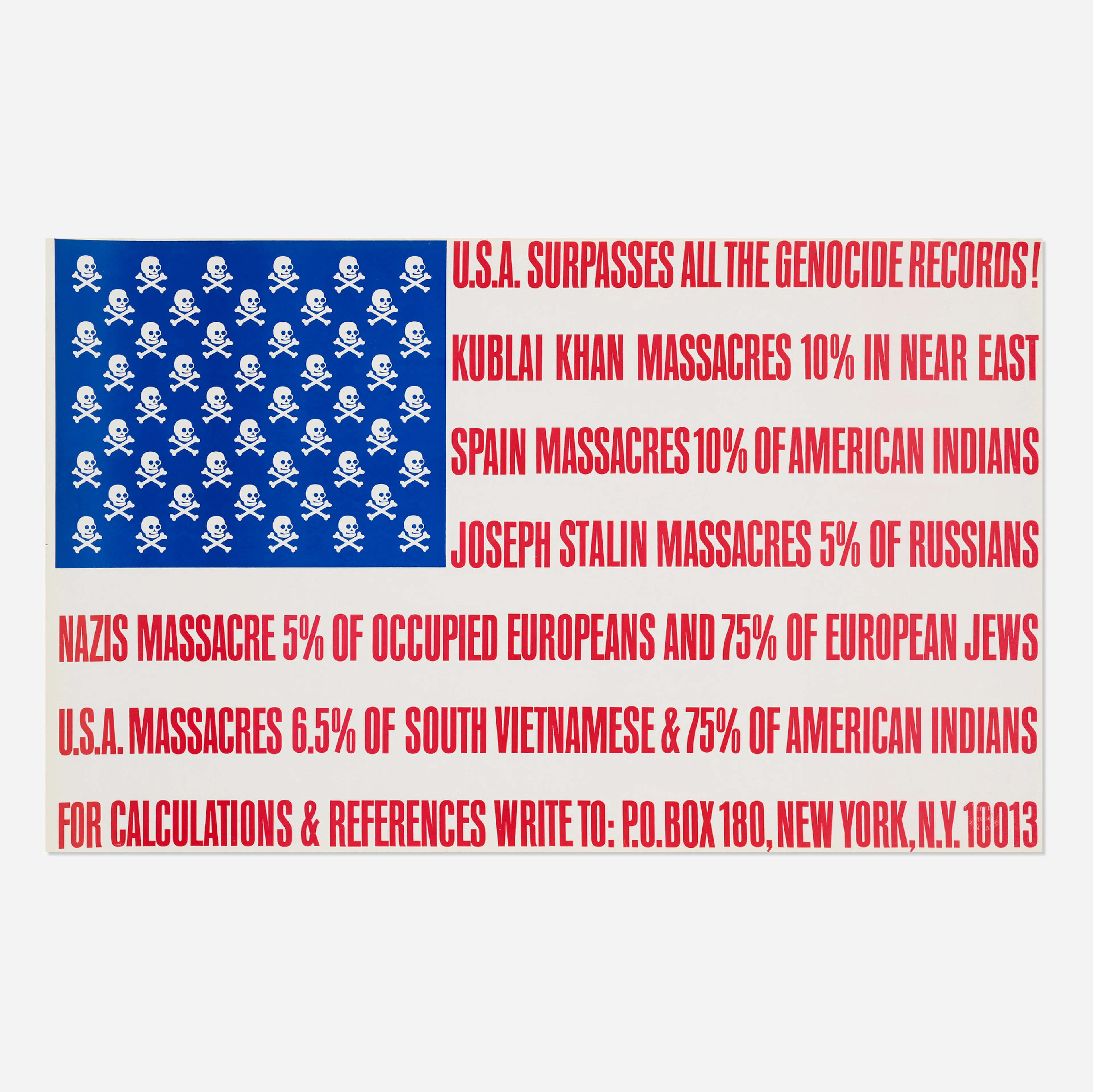 U.S.A. Surpasses all Genocide Records – George Maciunas
