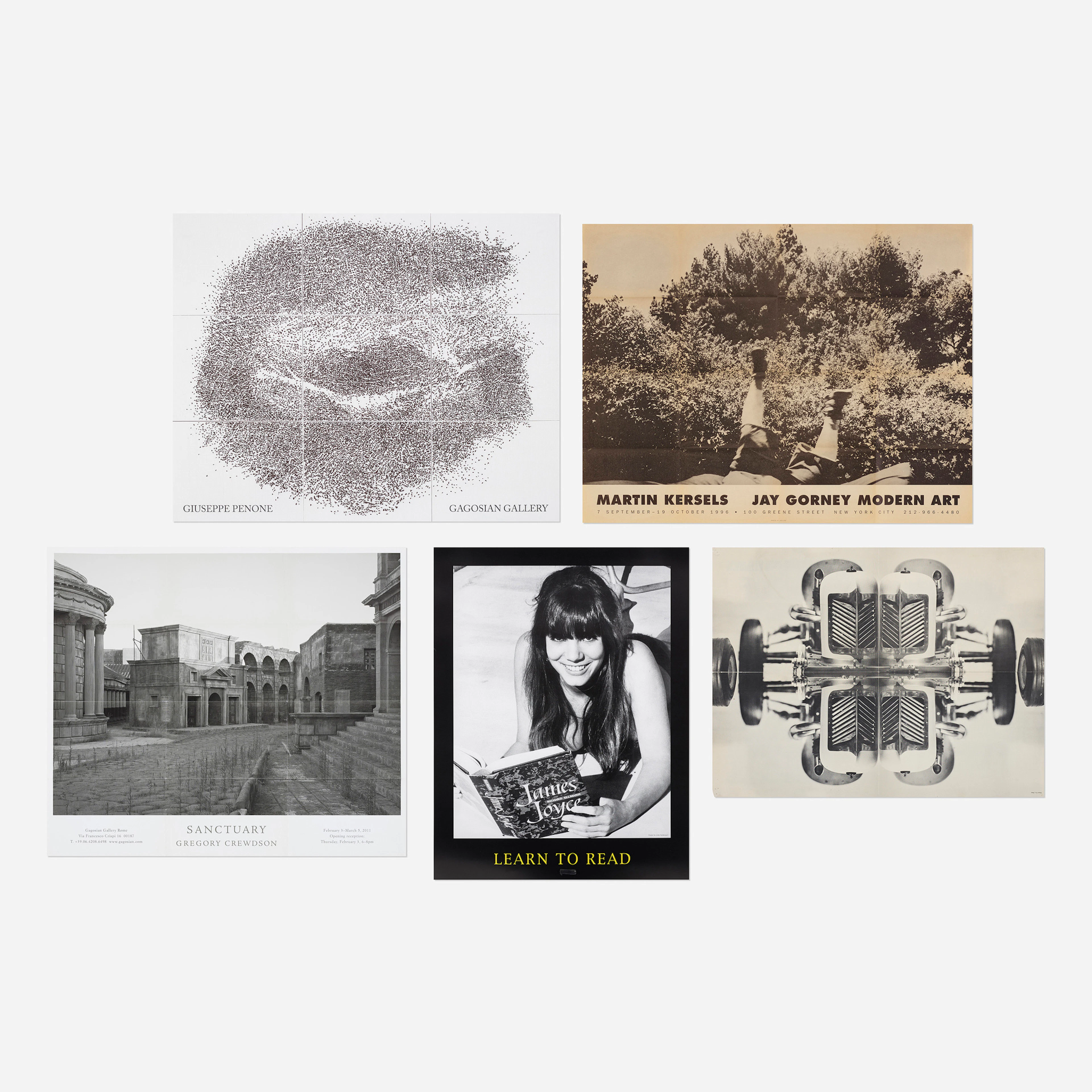 Collection of five posters – Various Artists