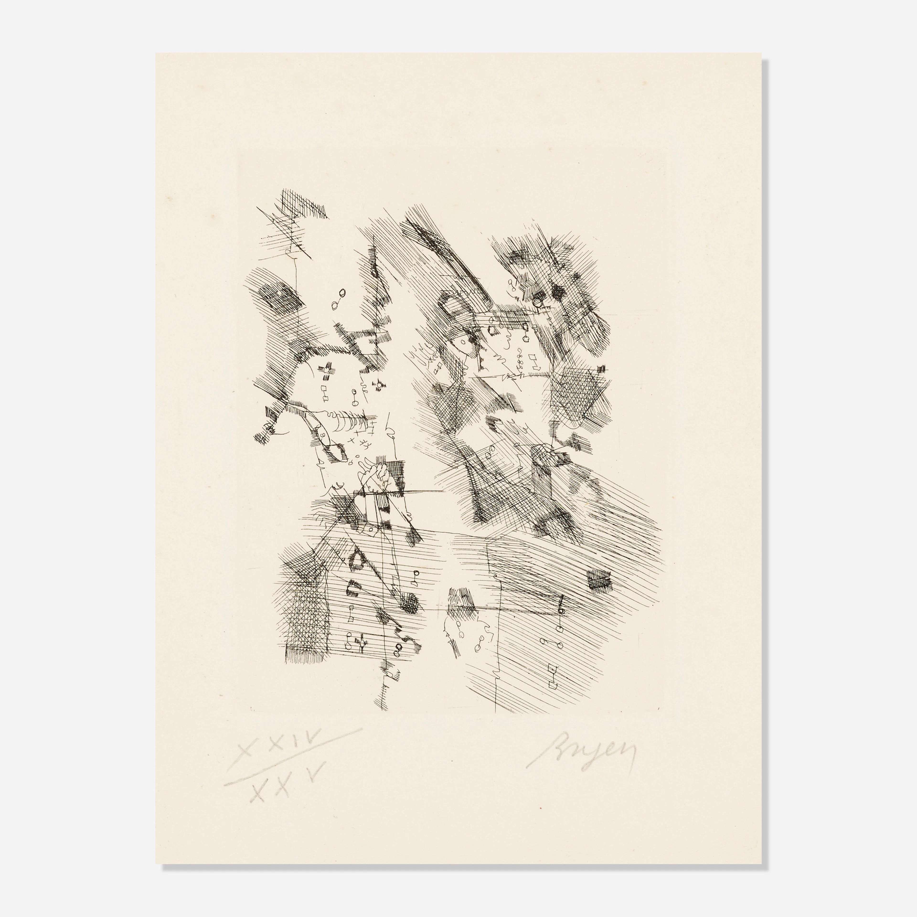 Untitled XII (from The International Avant-Garde, Vol. 1) – Camille Bryen