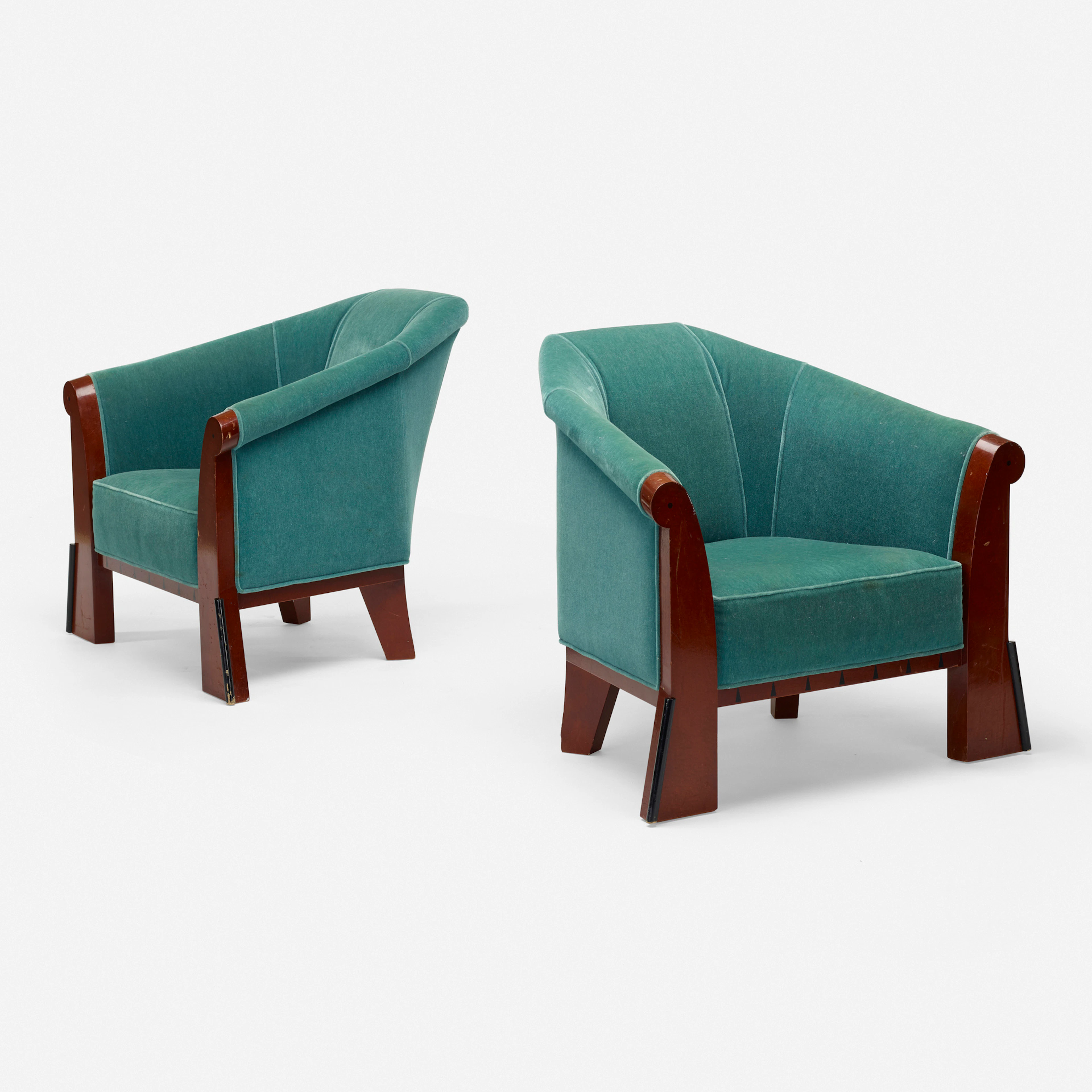 Lounge chairs, pair – Michael Graves