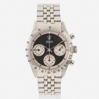 Iconic 'Cosmograph Daytona Paul Newman' stainless steel wristwatch