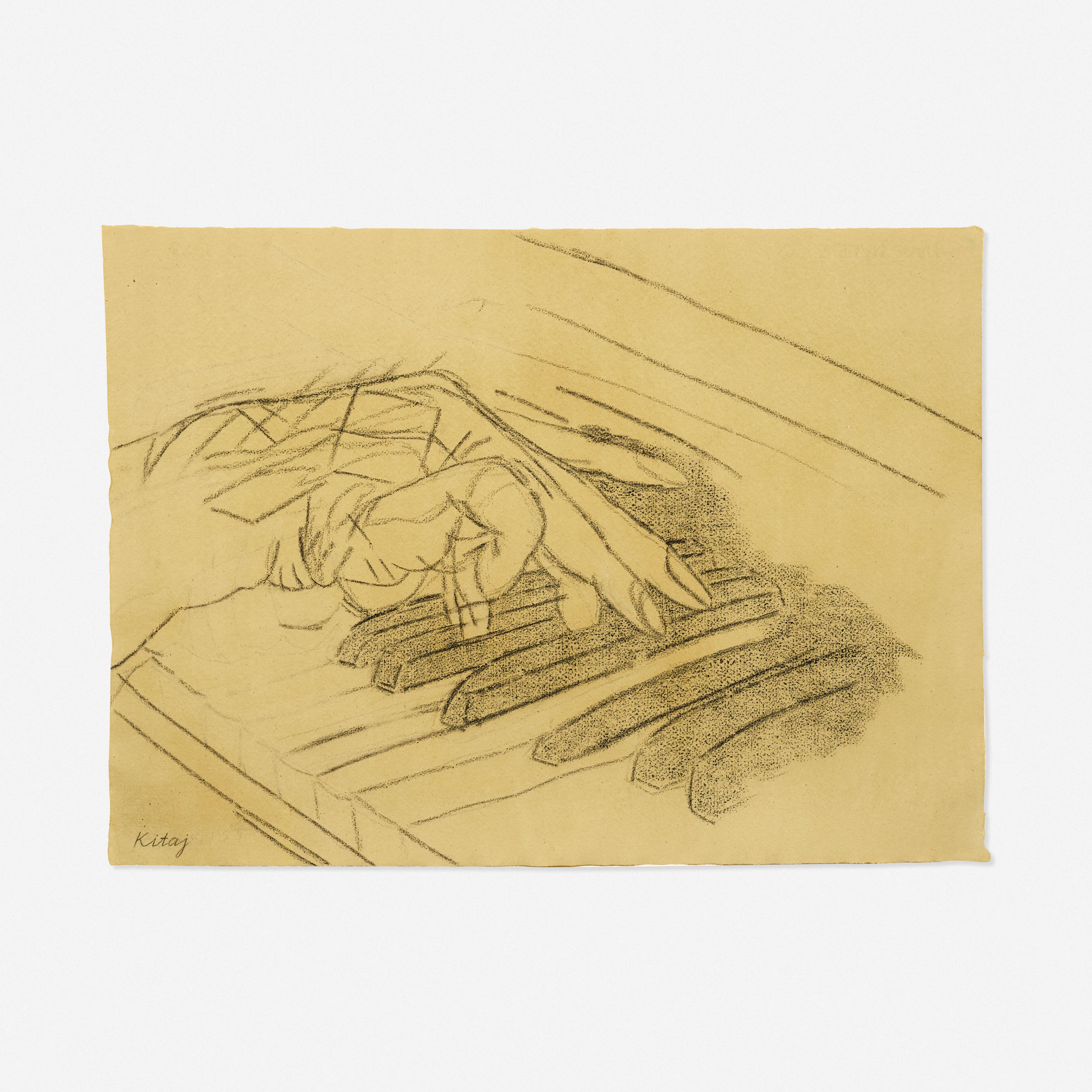Pianist (Morton Feldman) – R.B. Kitaj