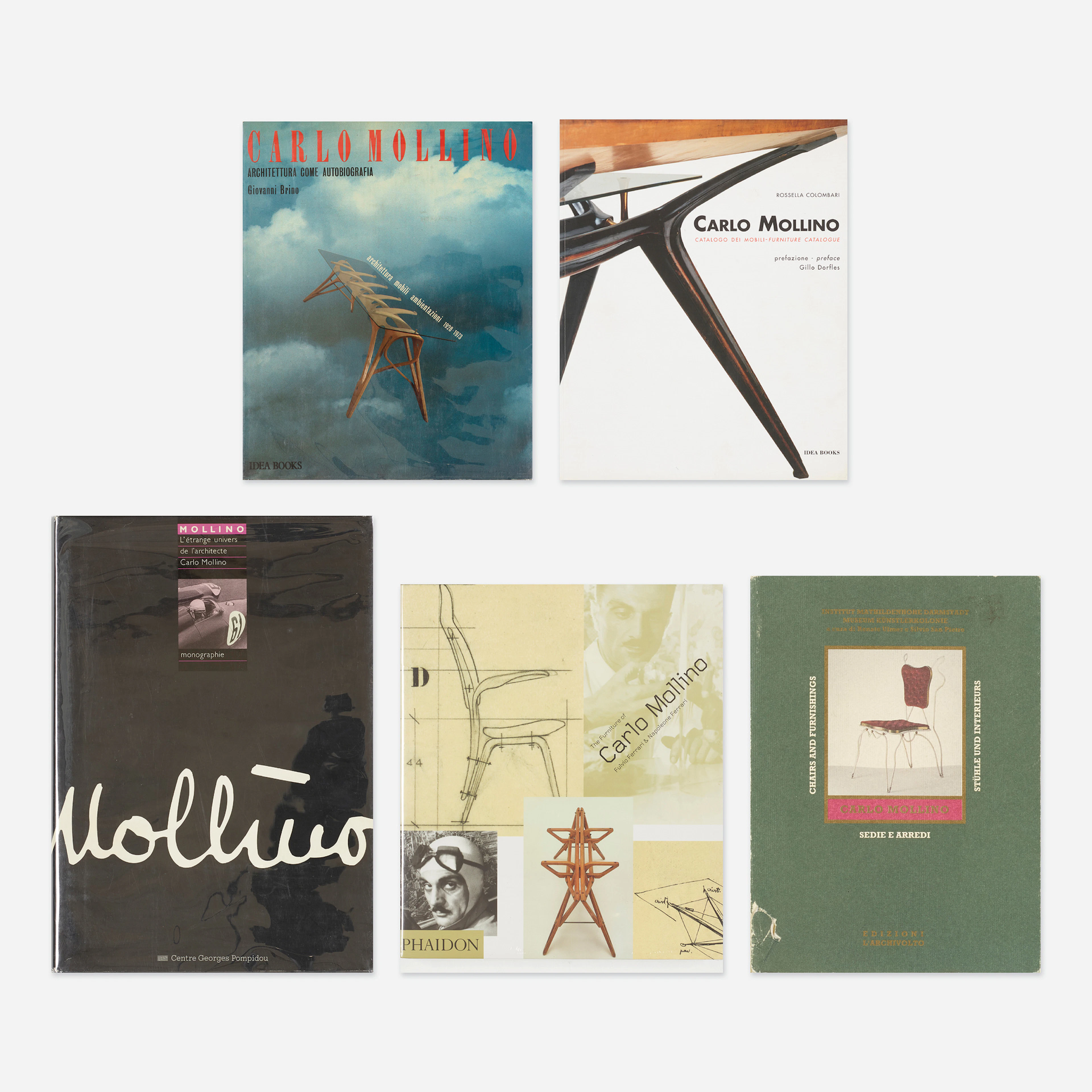 Carlo Mollino Monographs, five
