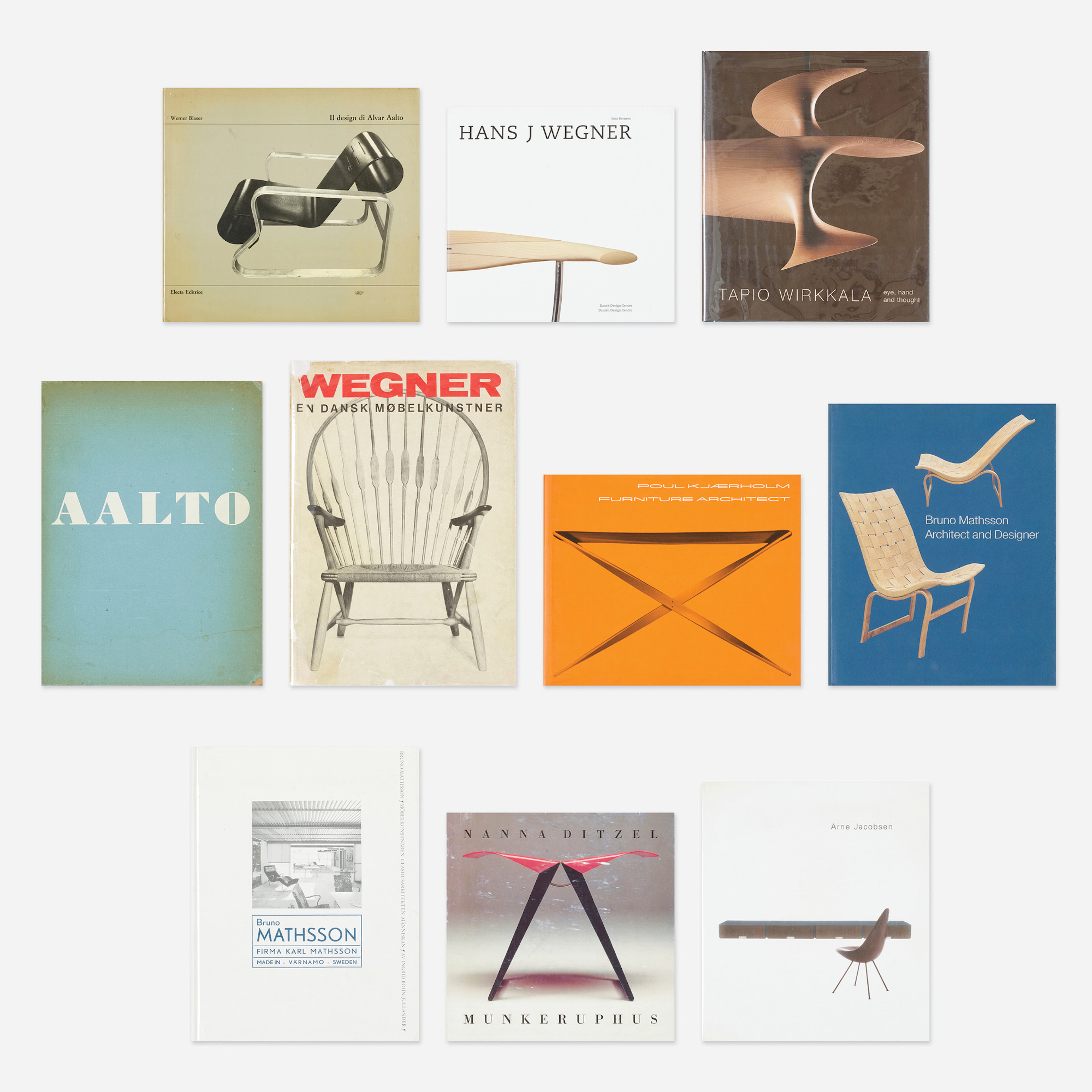 Scandinavian Furniture and Design Monographs, twenty-seven