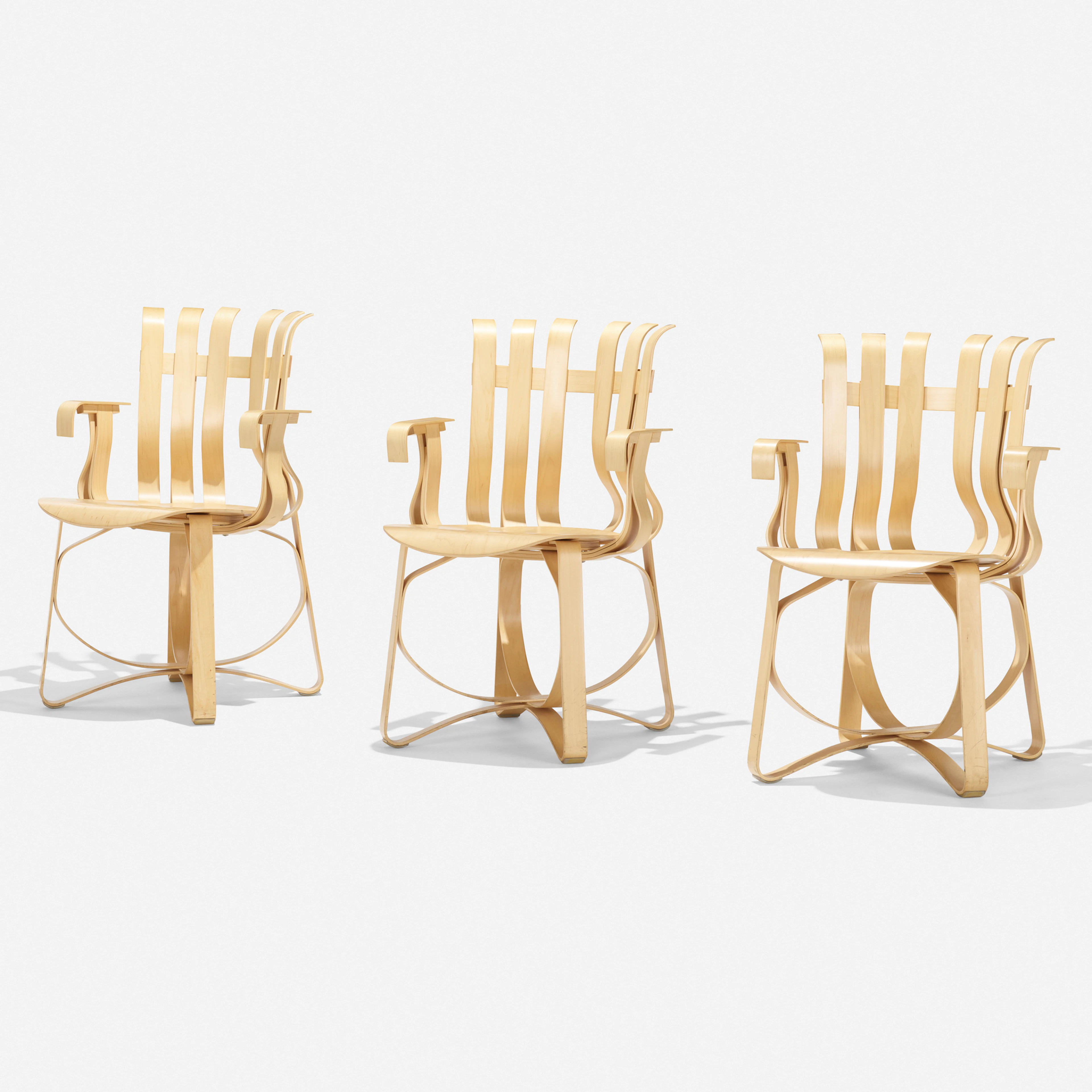 Hat Trick chairs, set of three – Frank Gehry