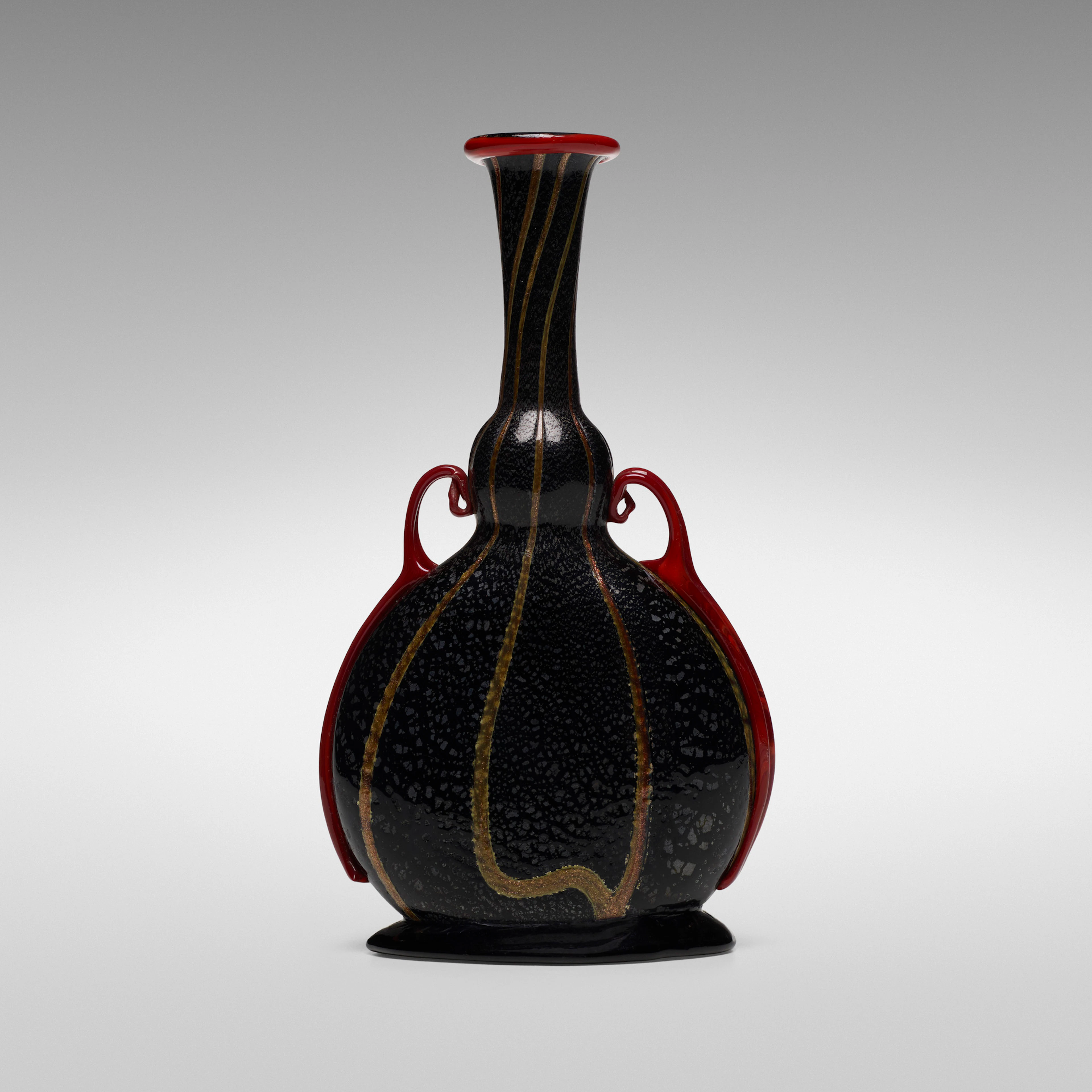 Rosso e Nero vase – Napoleone Martinuzzi