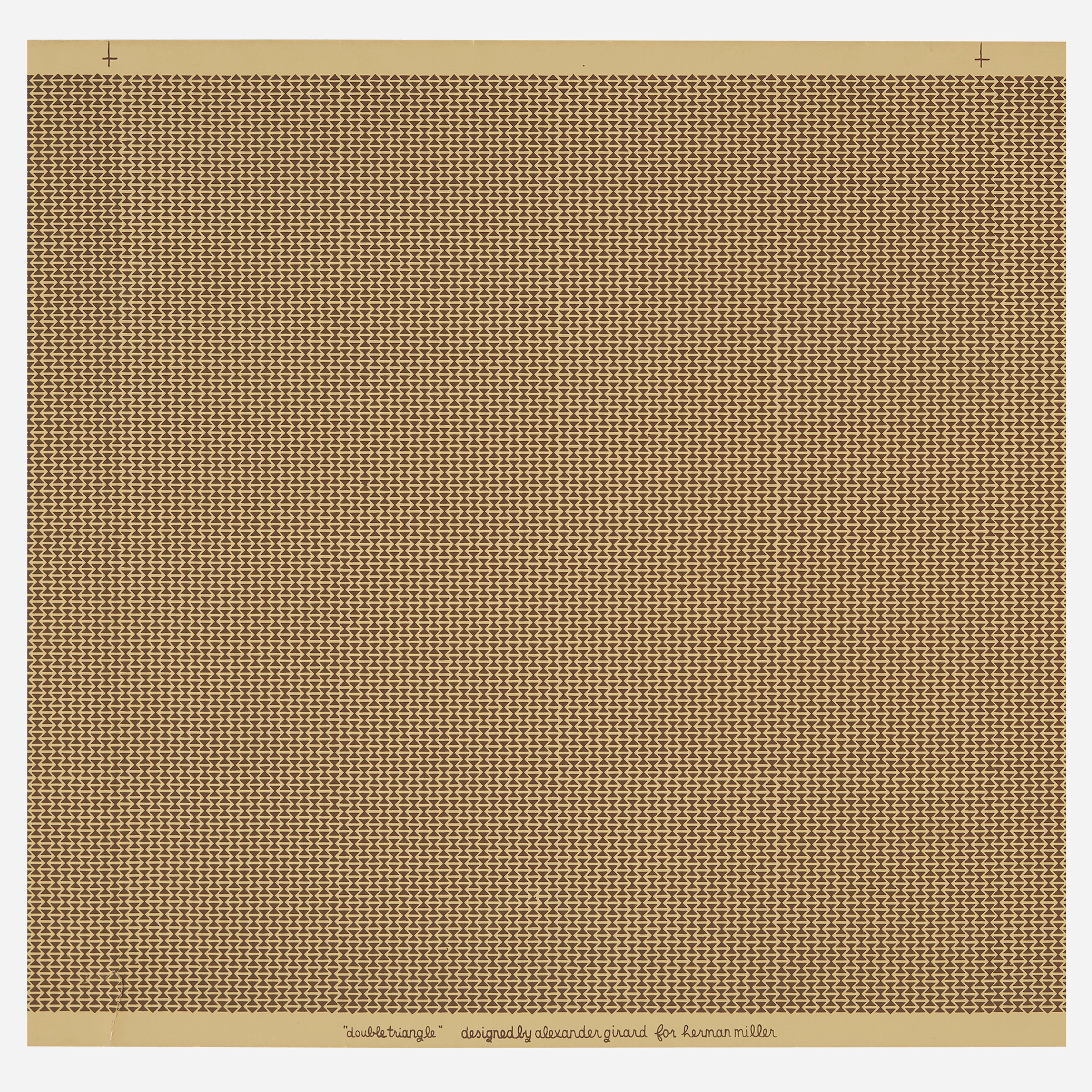 Double Diamond wallpaper sample – Alexander Girard