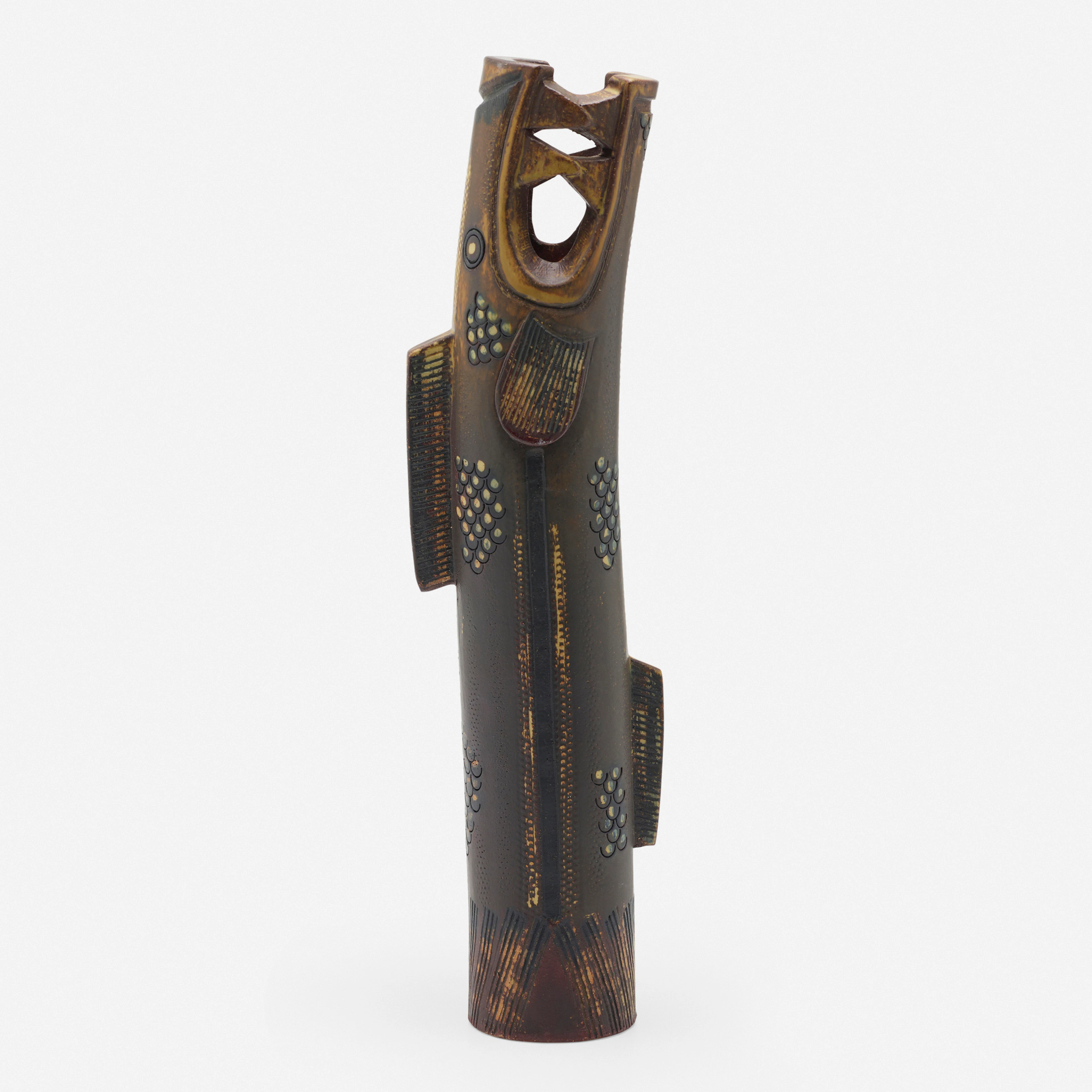 Farsta Dragonfish vase – Wilhelm Kåge