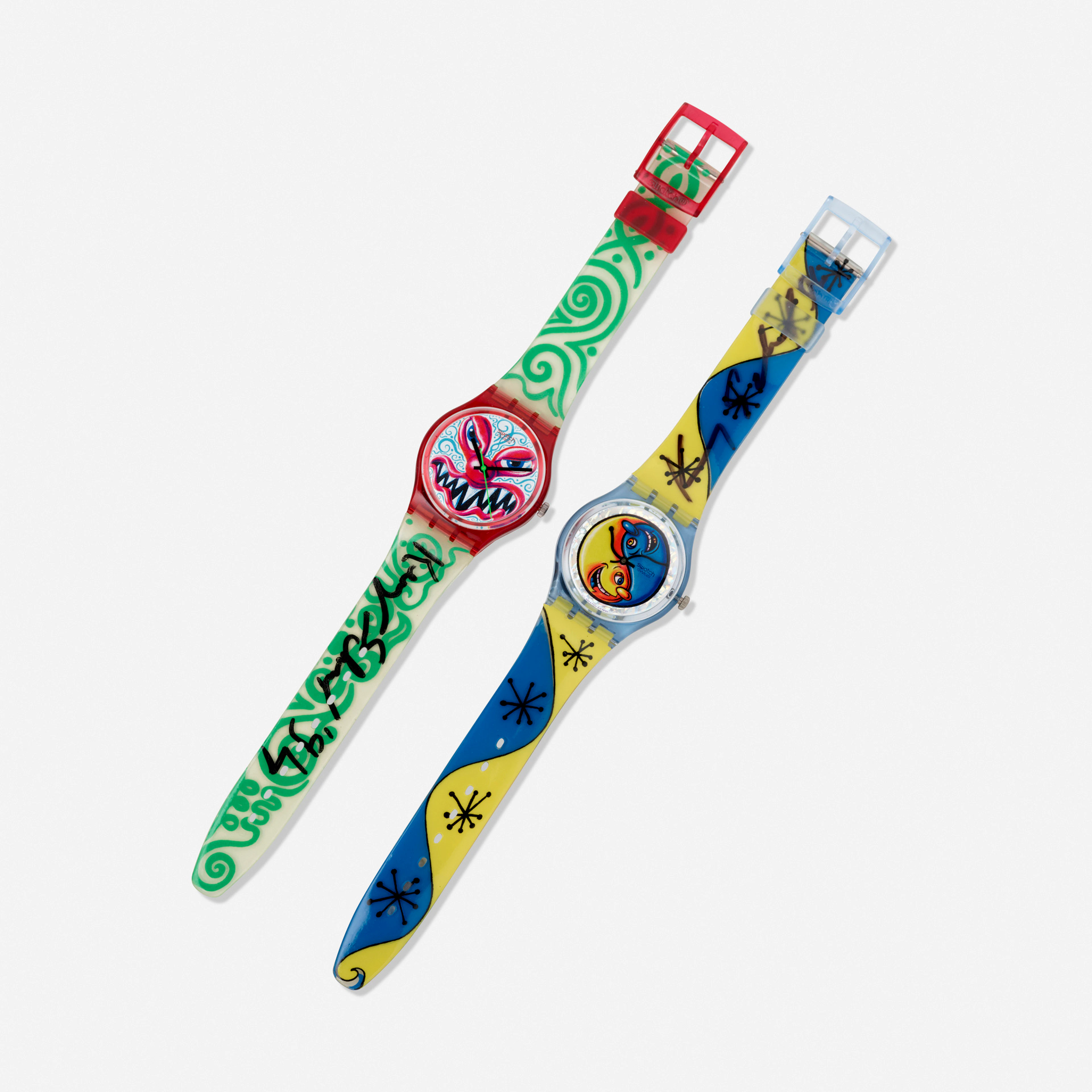 Monster Time; Fiz n' Zip (two watches) – Kenny Scharf