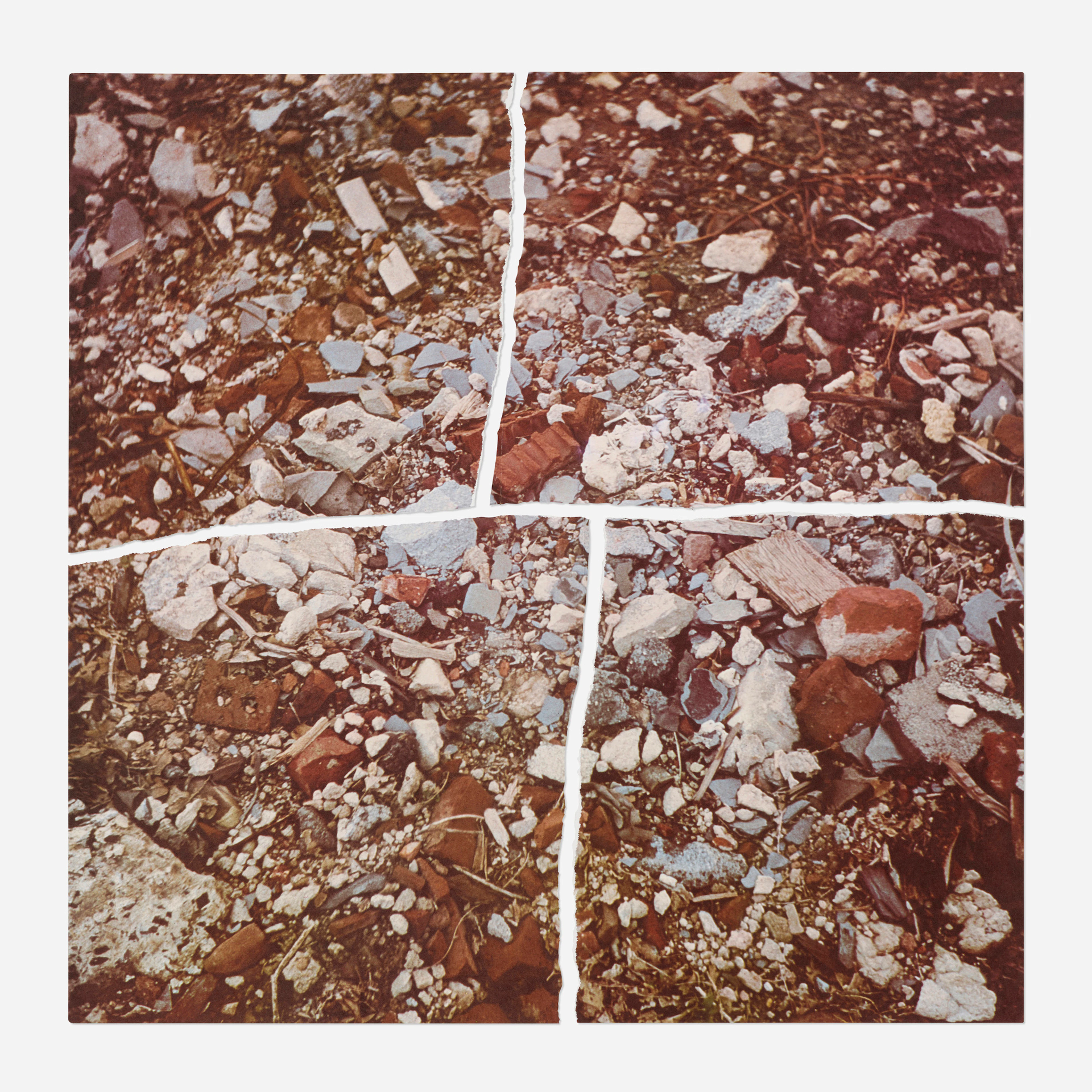 Torn Photograph from the Second Stop (Rubble) – Robert Smithson