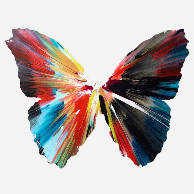 Butterfly Spin Painting – Damien Hirst