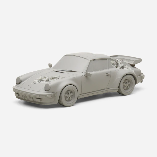 Eroded 911 Turbo Porsche (Gray) – Daniel Arsham