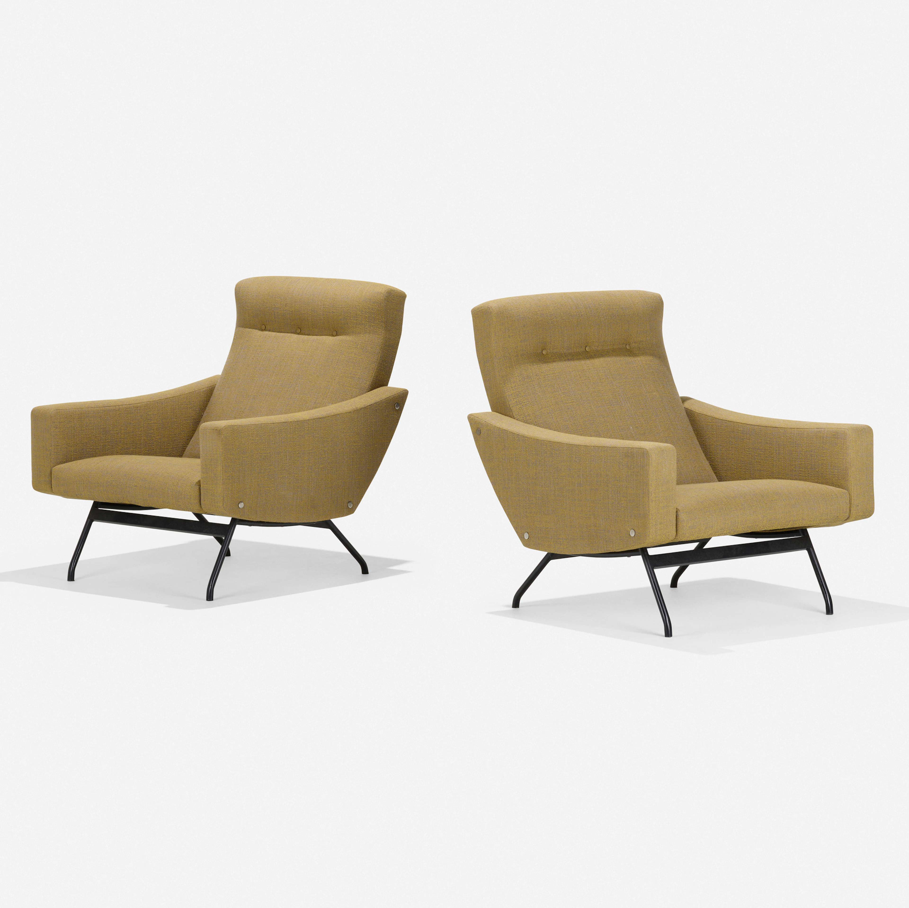 Lounge chairs, pair – Joseph-André Motte