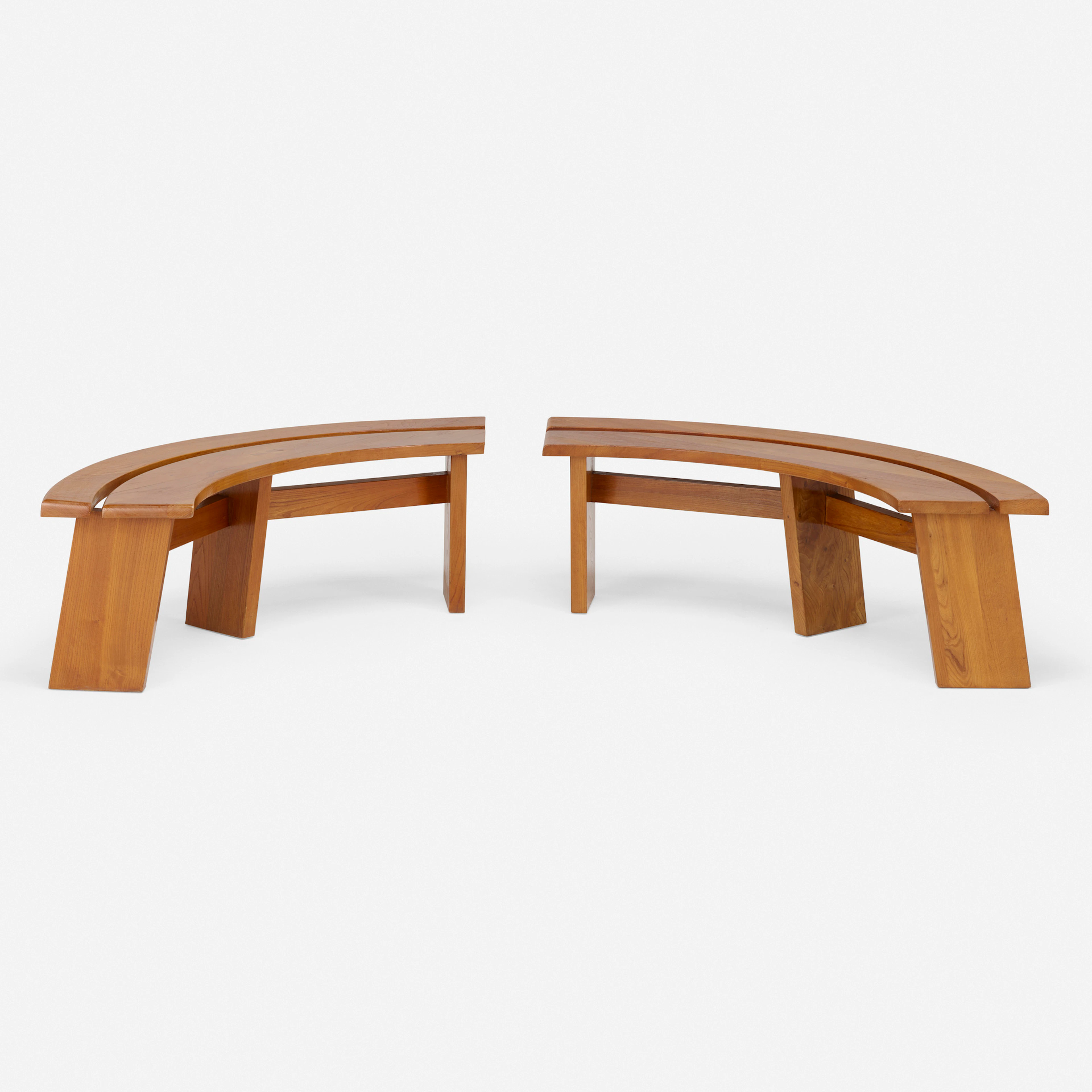 Benches model S38, pair – Pierre Chapo