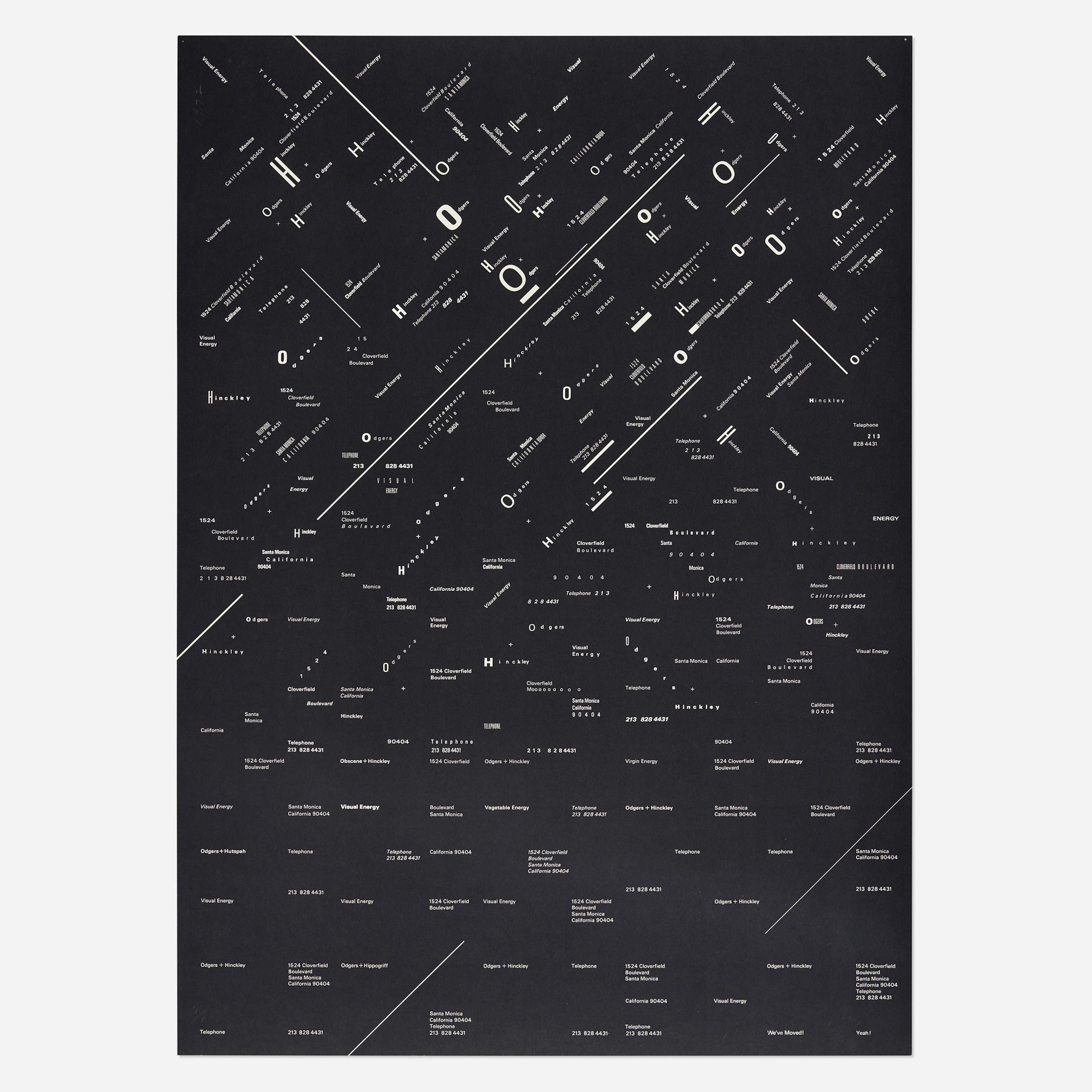 Moving poster and drawing for Odgers + Hinckley (two works) – Jayme Odgers