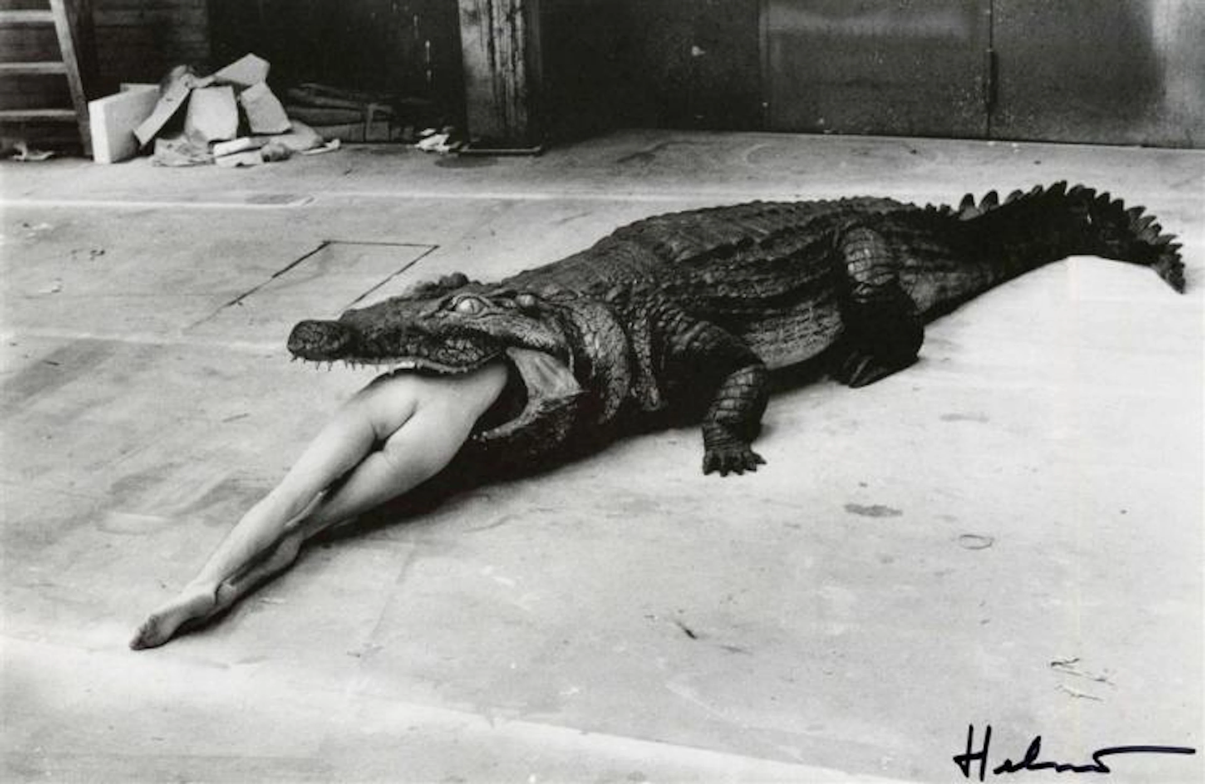 HELMUT NEWTON - Scene from Pina Bausch, Dance Theater Wuppertal