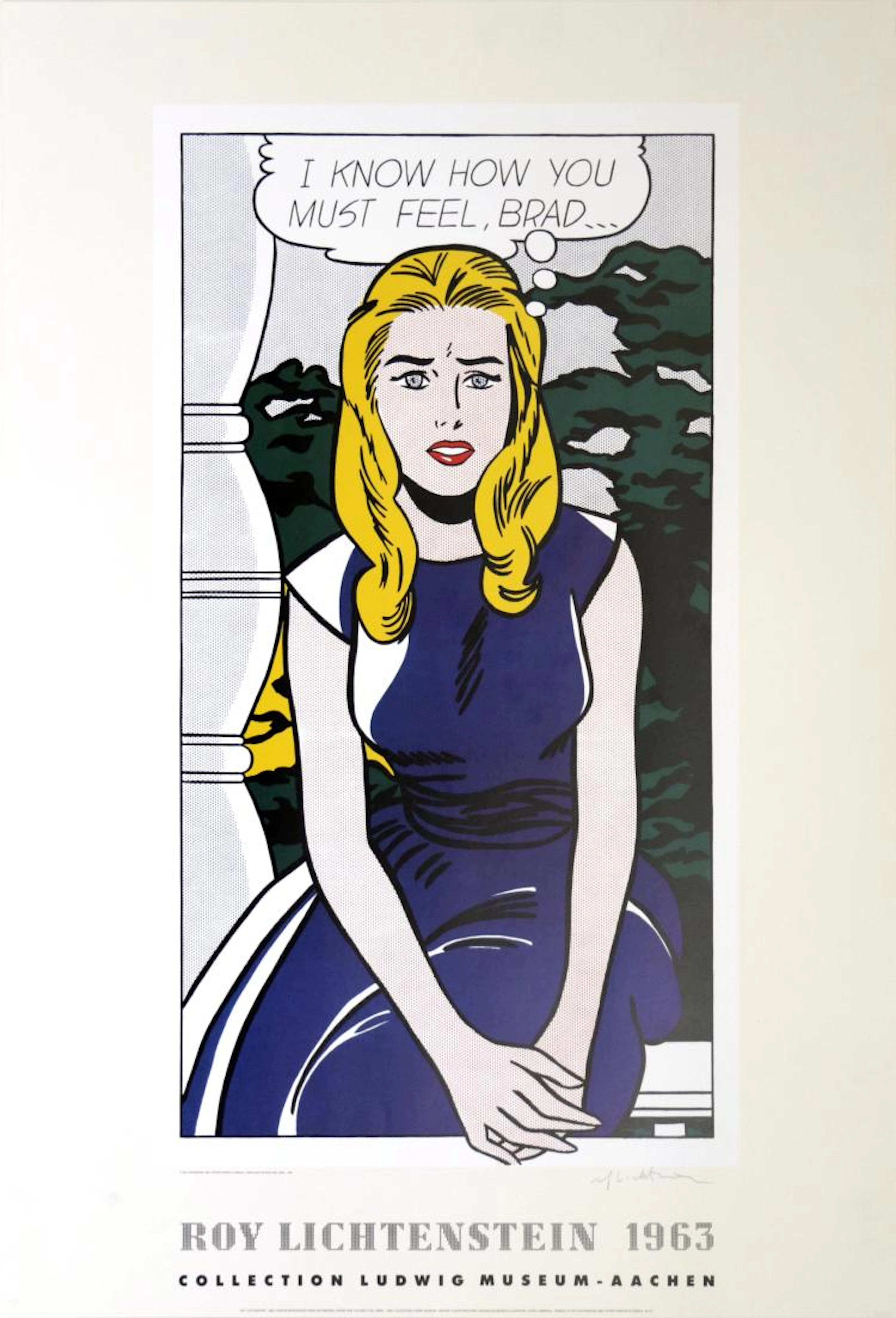 ROY LICHTENSTEIN - I Know How You Must Feel, Brad