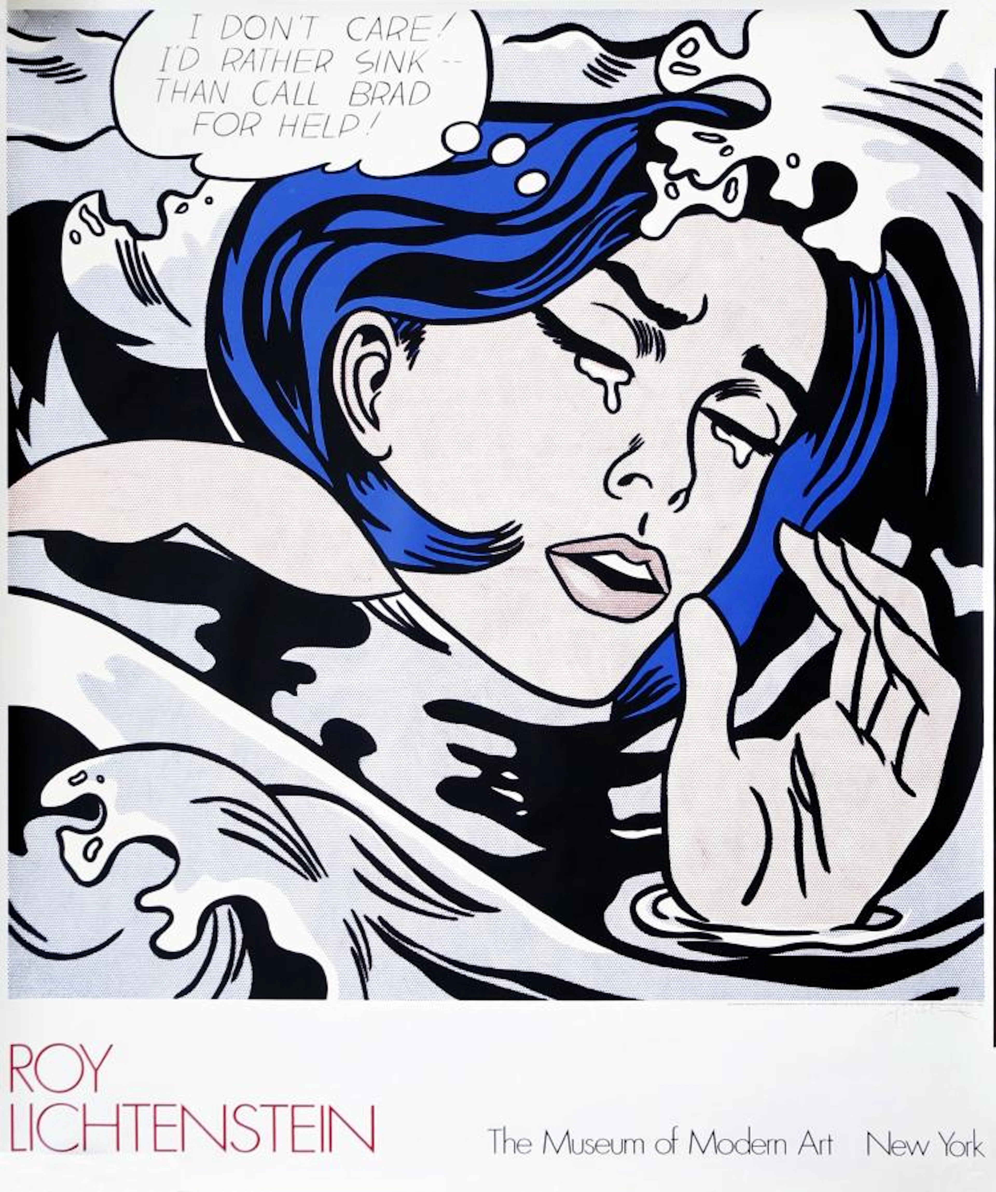 ROY LICHTENSTEIN - Drowning Girl