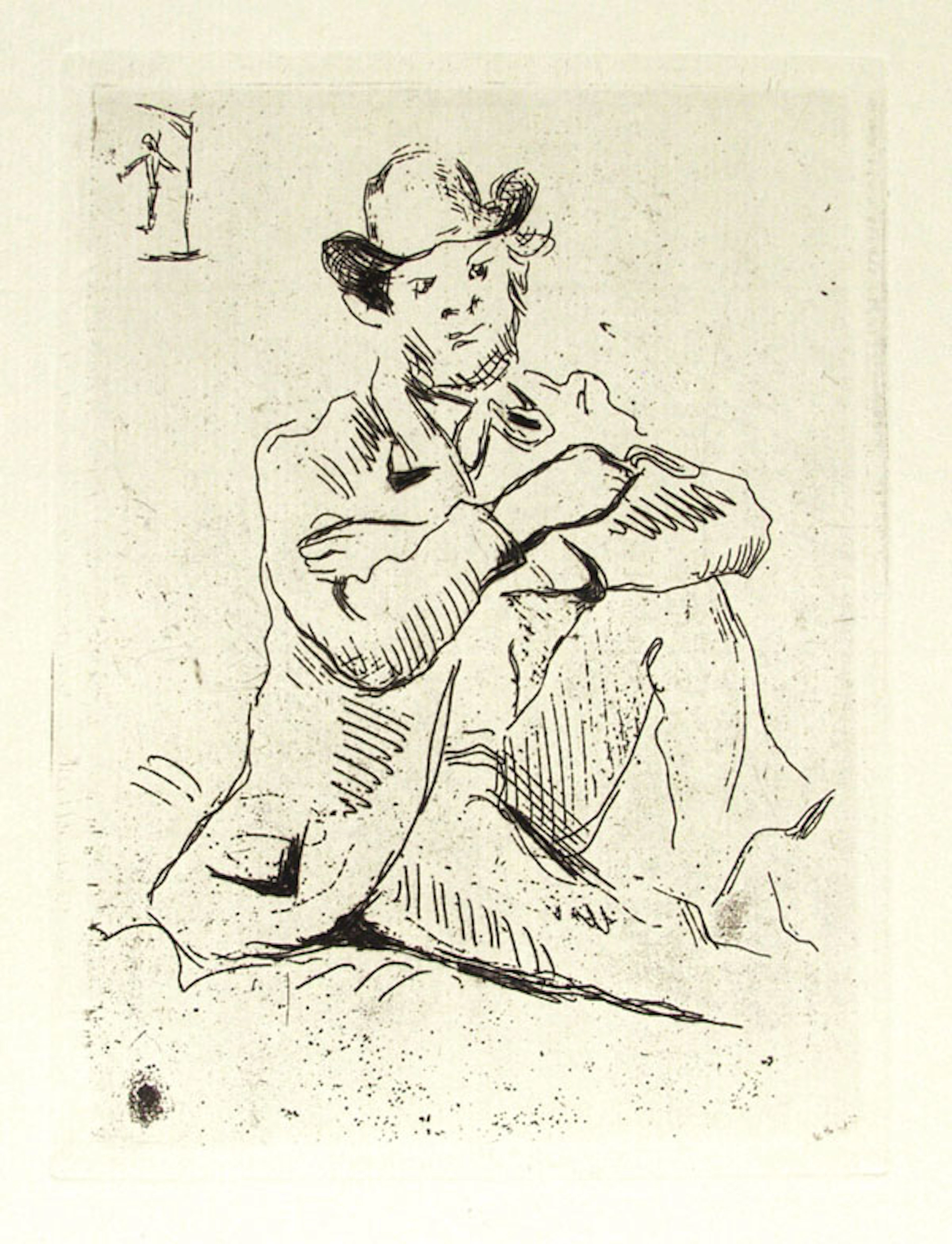 PAUL CEZANNE - Guillaumin au Pendu