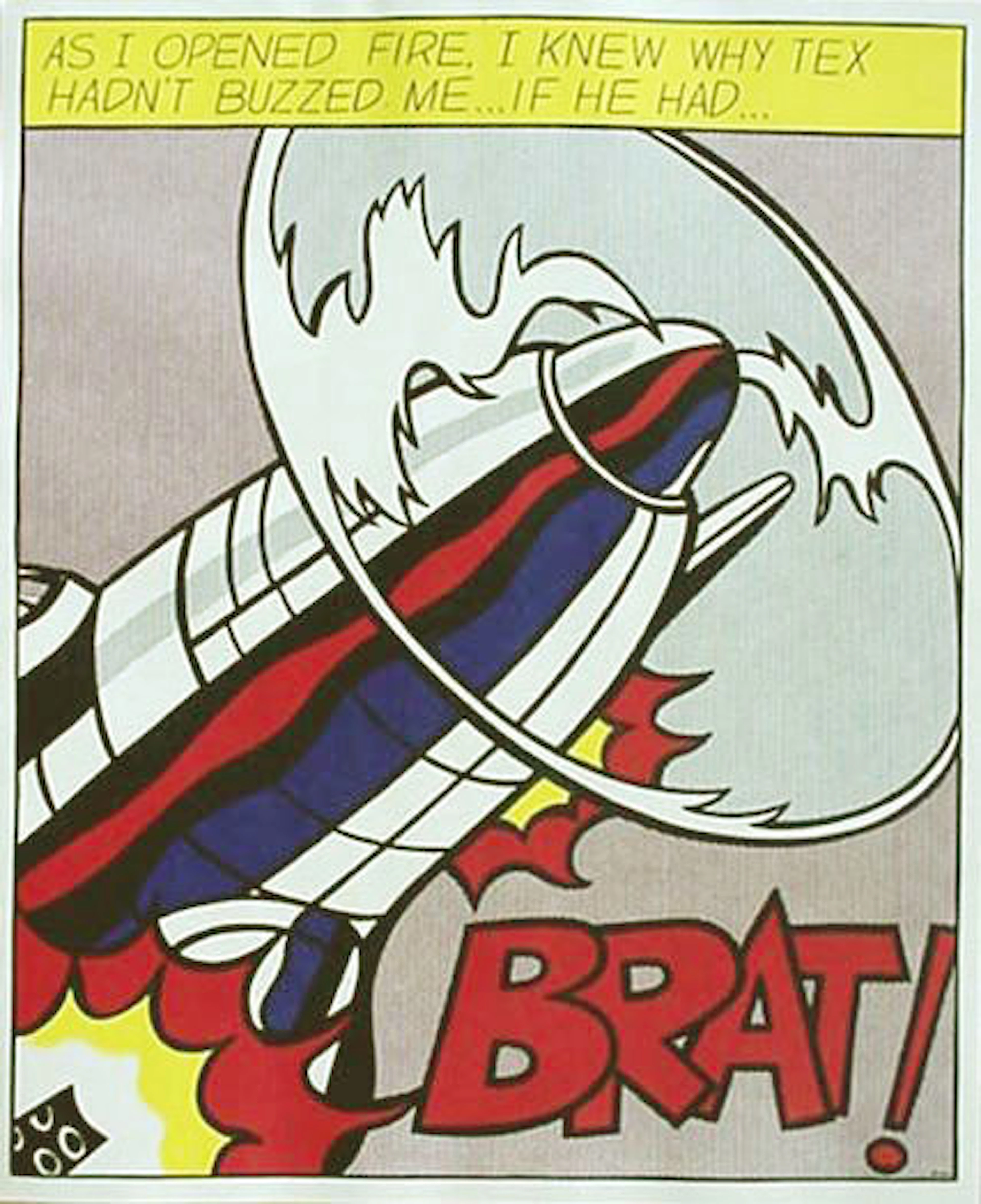 ROY LICHTENSTEIN - As I Opened Fire [later edition]